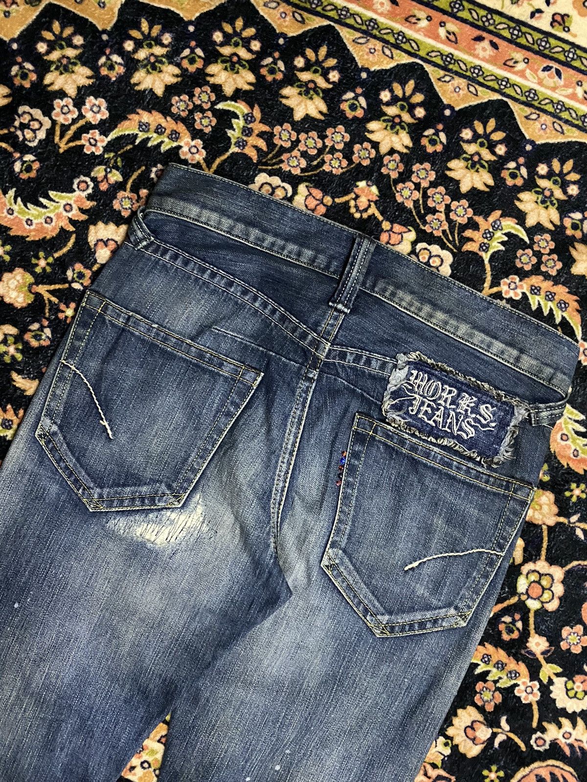 FranCisT MOR.K.S RARE! Francist Mor.k.s selvedge disteressed denim Size US 30 / EU 46 - 11 Thumbnail