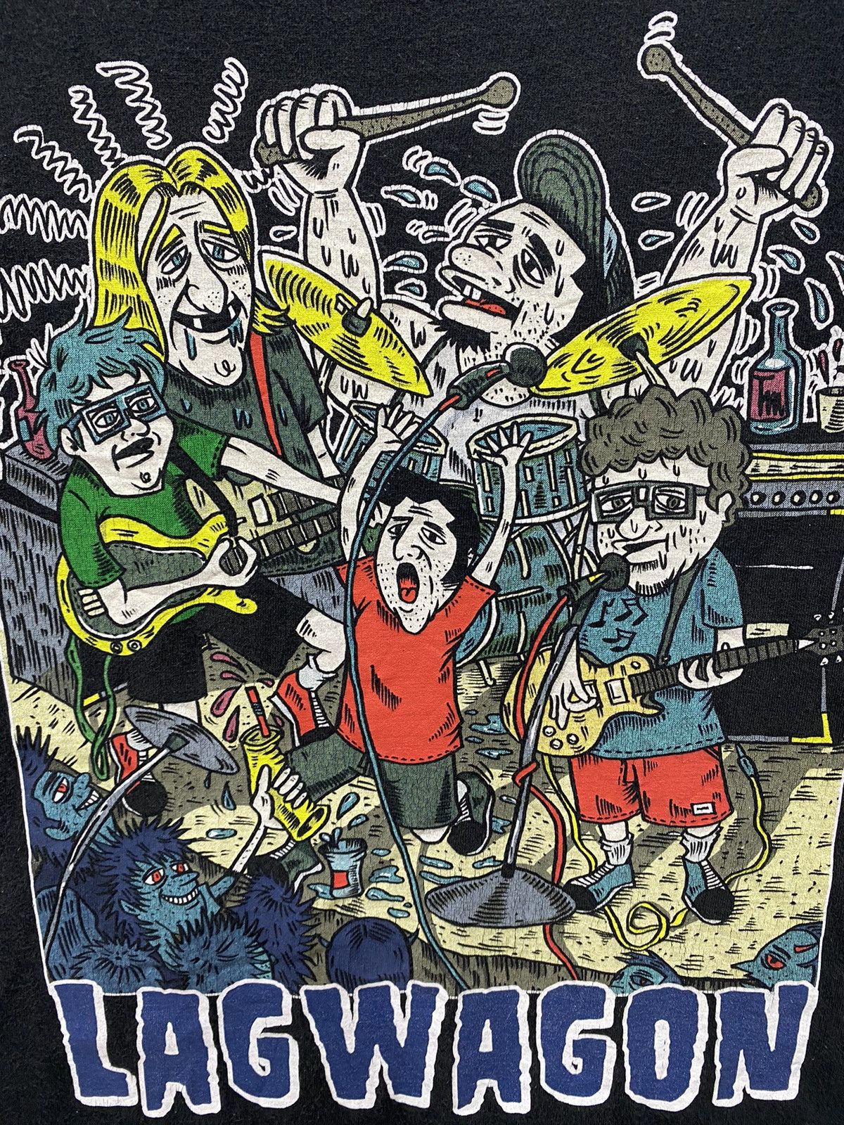 Band Tees 💥VINTAGE LAGWAGON Fat wreck chords Punk rock Japan shirt Size US M / EU 48-50 / 2 - 4 Thumbnail
