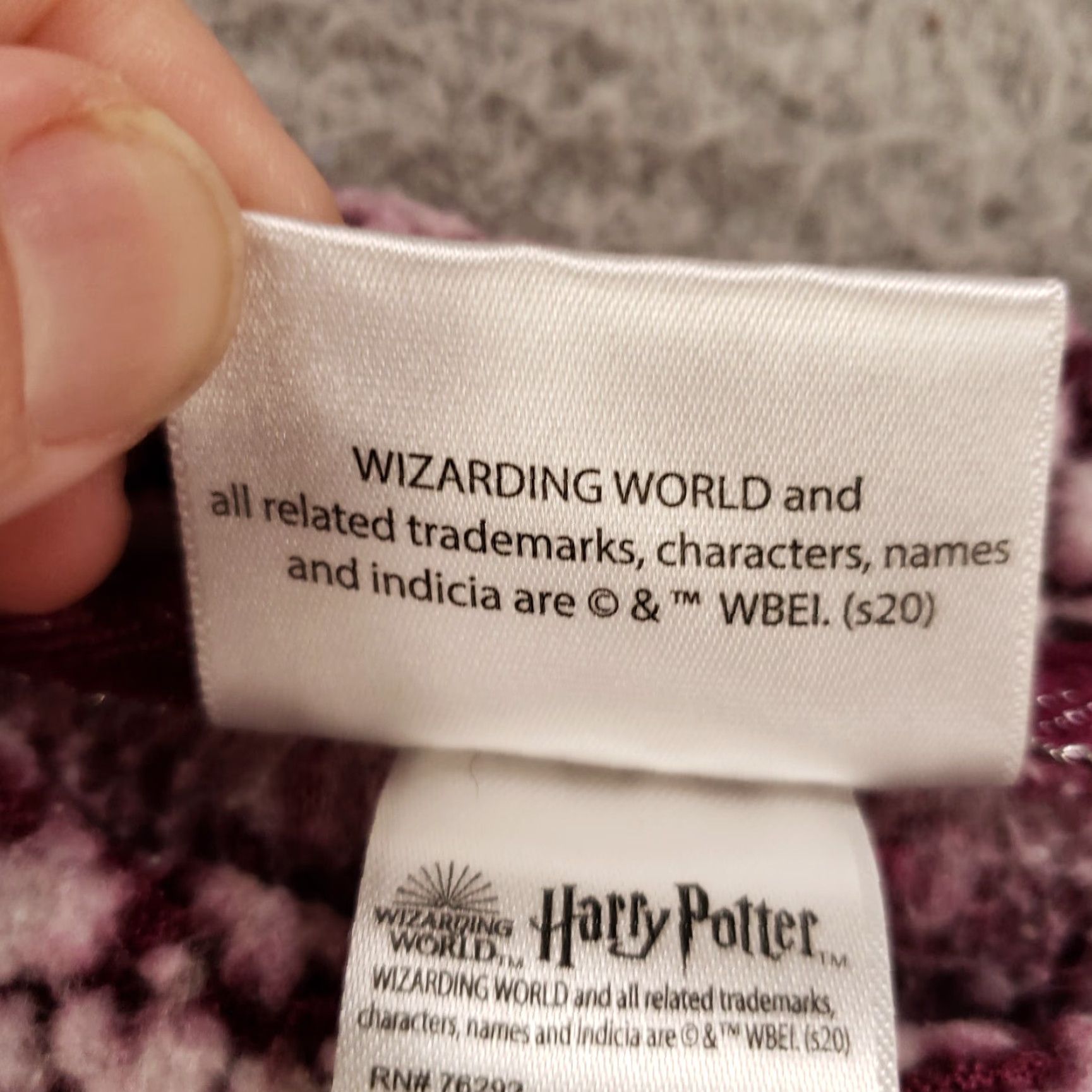 Vintage Wizarding Harry Potter Hogwart Sweater Womens XL Thick Pile Sherpa Sleepwear Size XL / US 12-14 / IT 48-50 - 6 Thumbnail