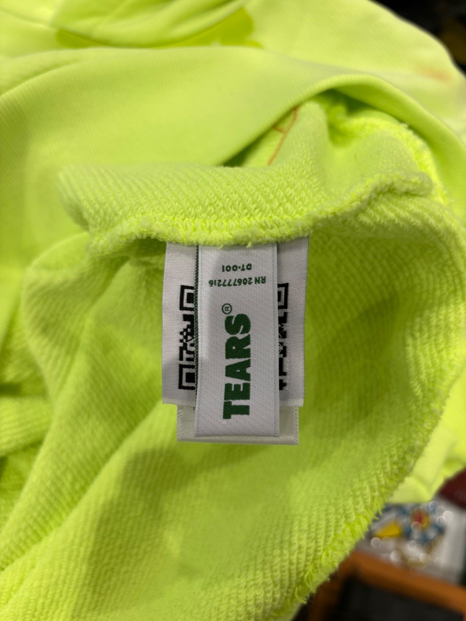 DENIM TEARS Denim Tears Mono Cotton Wreath Hoodie Neon Green Size US S / EU 44-46 / 1 - 7 Thumbnail