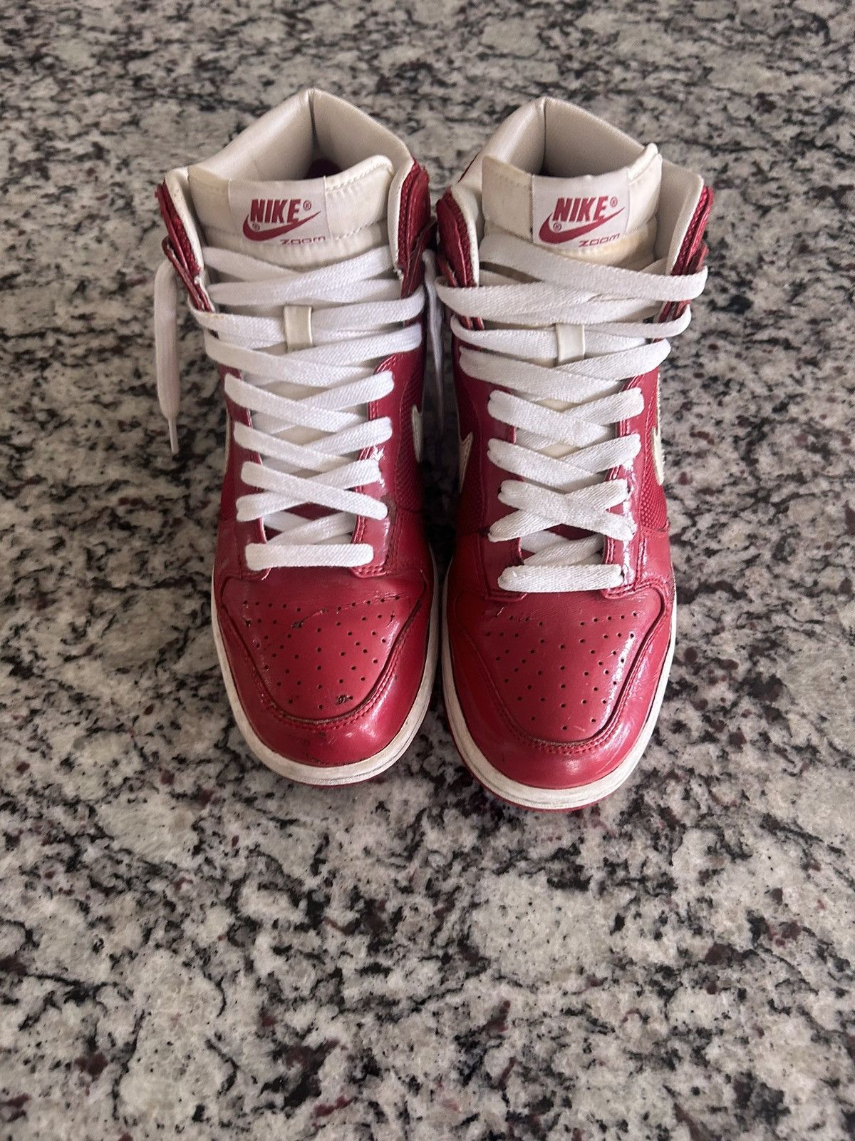 Nike Nike high top red dunks Size US 8 / EU 41 - 4 Thumbnail