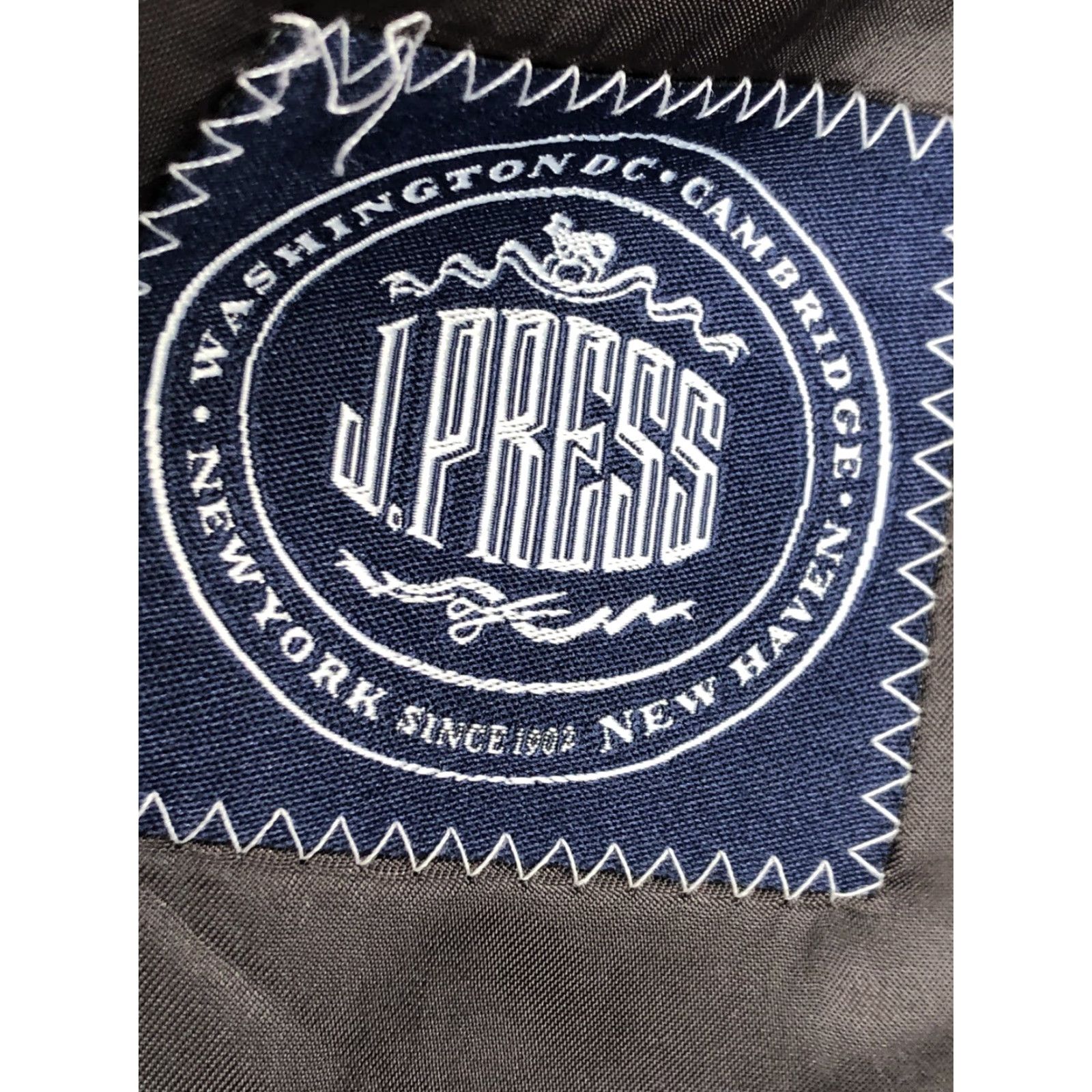 Vintage J. PRESS / PRESIDENTIAL - Mens 42 LONG - Blazer Wool 3 Button Gray Jacket Size 42R - 6 Thumbnail