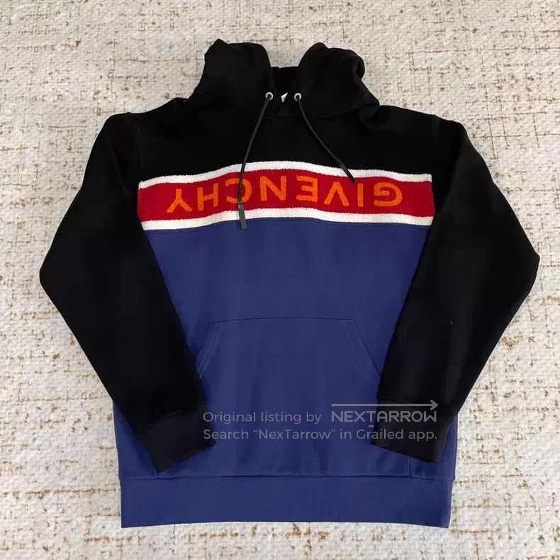 Givenchy Givenchy Colorful Reverse Fleece Letter Hoodie Size US S / EU 44-46 / 1 - 1 Thumbnail