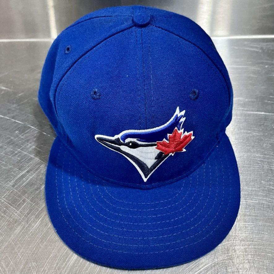 New Era Toronto Blue Jays USA Made Vintage VTG 59FIFTY Hat 7 1/2 Size ONE SIZE - 1 Thumbnail