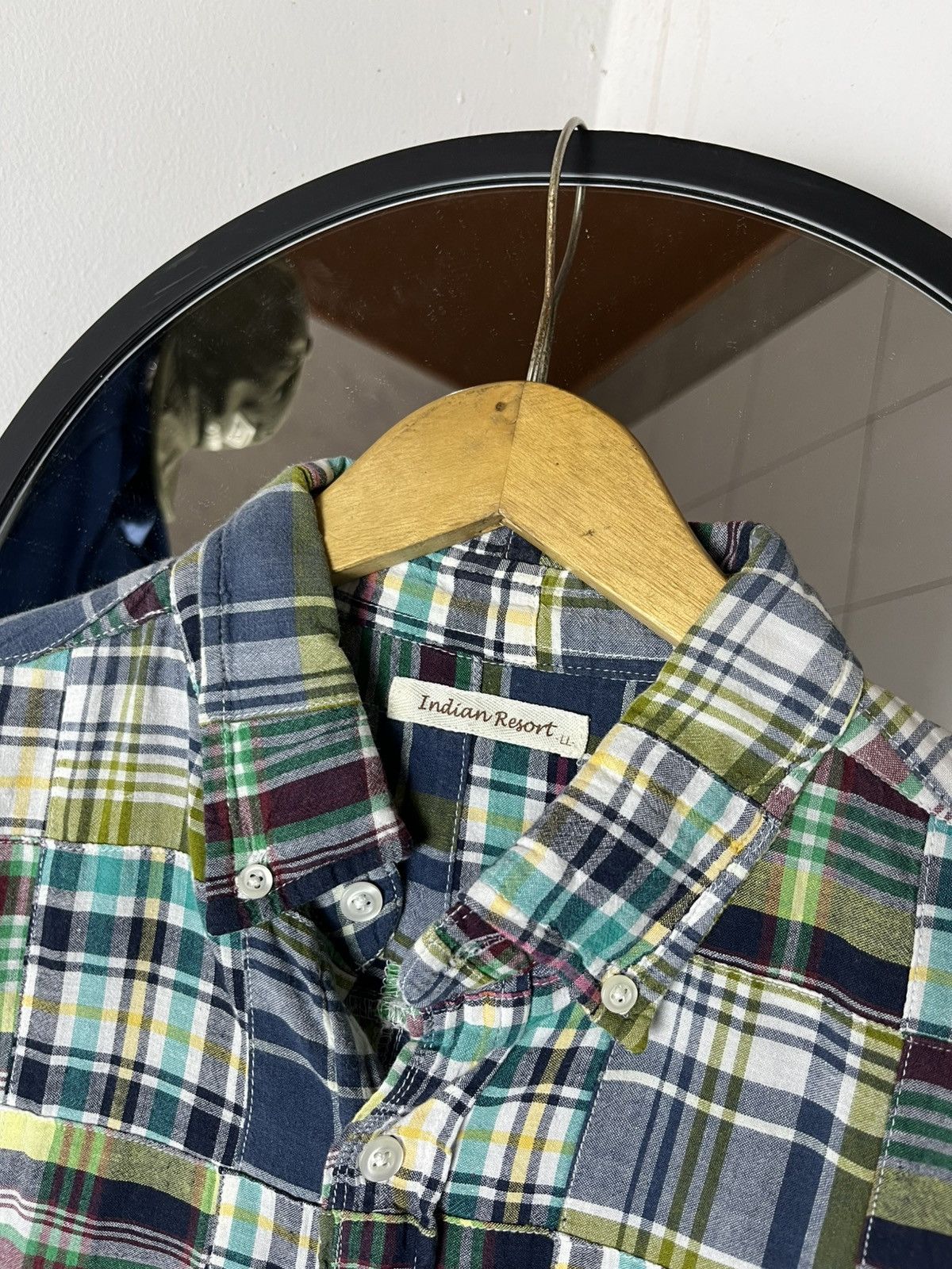Yohji Yamamoto Delete today🔥Patchwork button shirt indi resort cdg/needles Size US XL / EU 56 / 4 - 4 Thumbnail