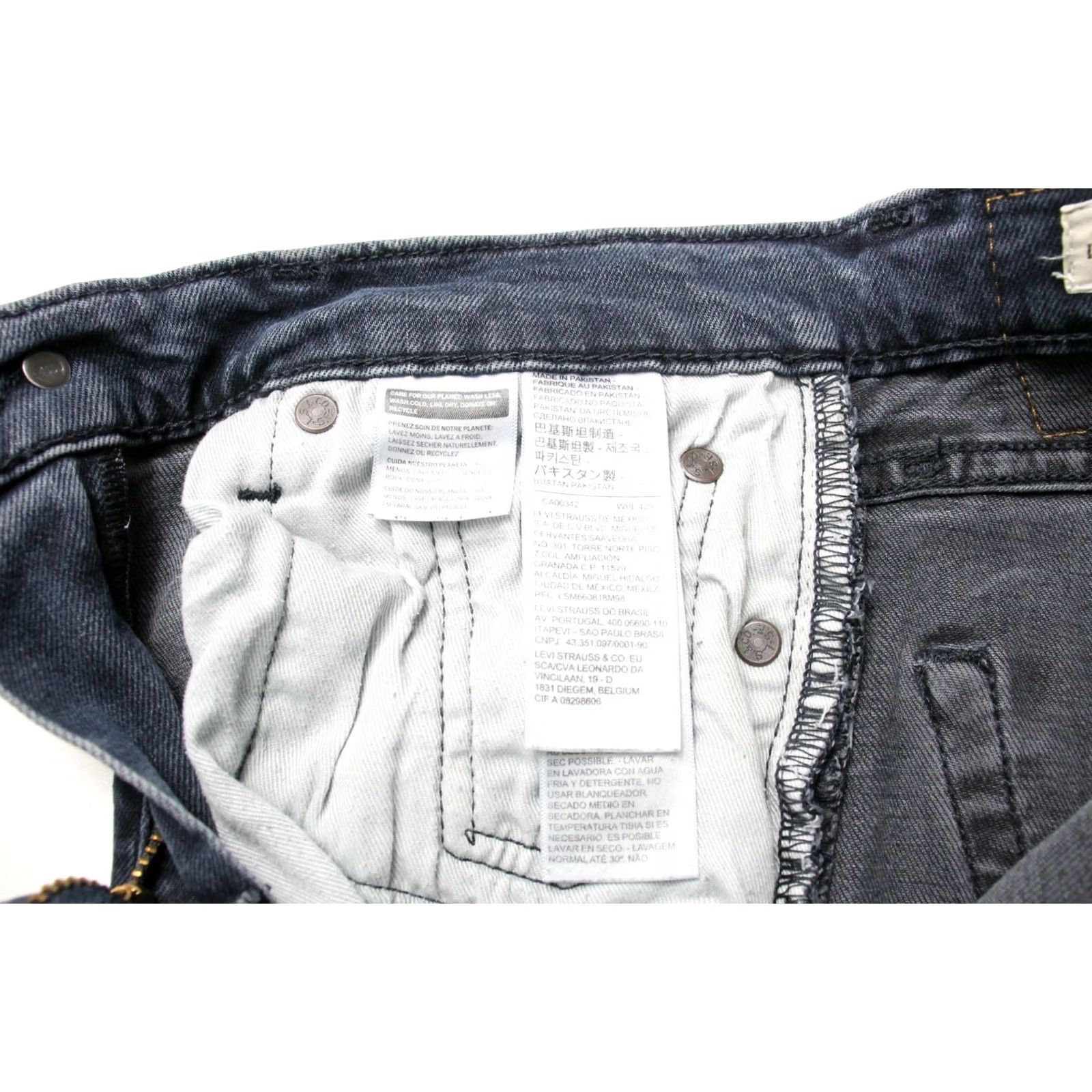Levi's LEVI's Jeans Men's Skinny Fit Stretch Zip Fly Premium Big E 510 W27/L30 Blue Size US 27 - 6 Thumbnail