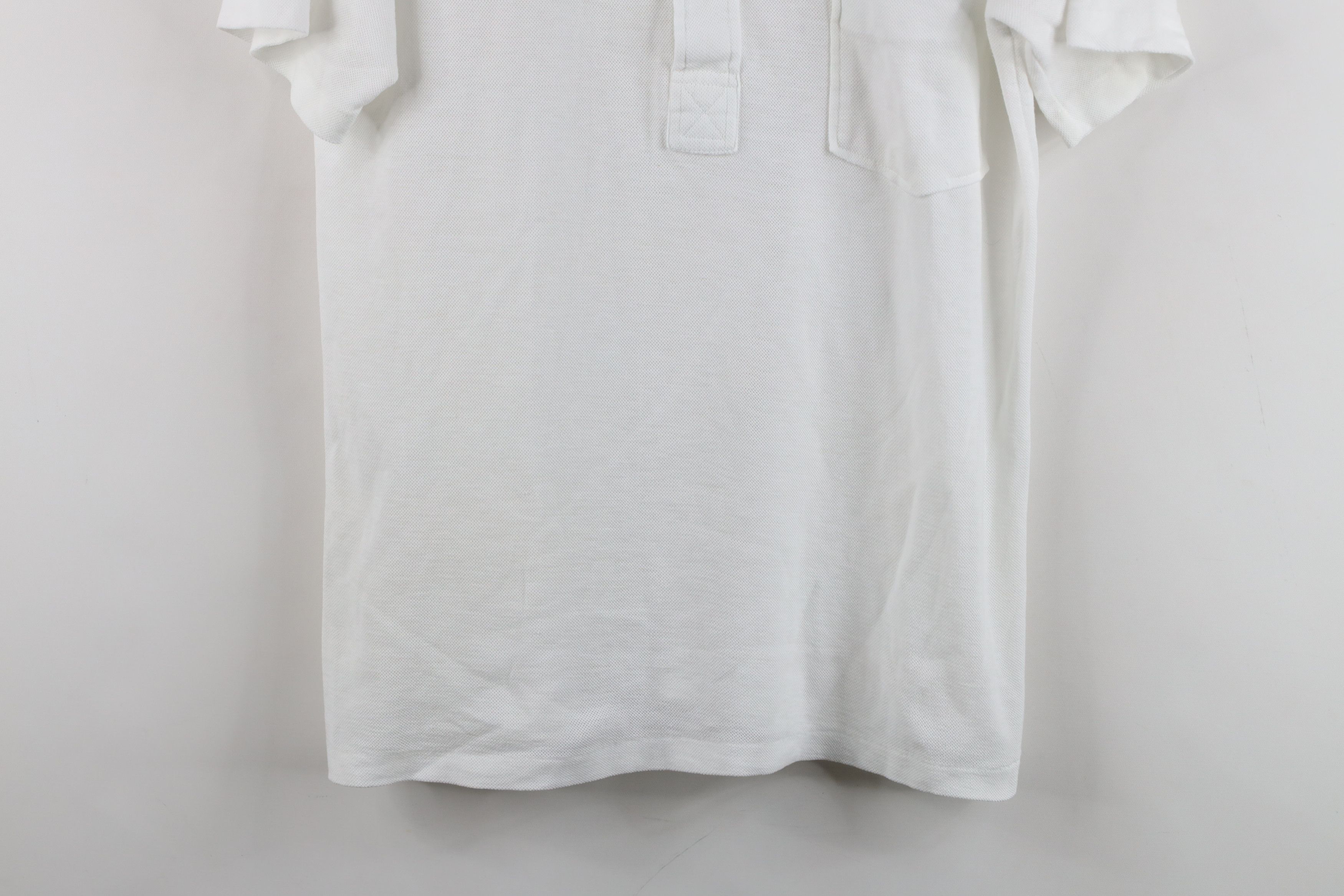 Vintage Vintage 70s Streetwear Collared Golf Polo Shirt White Size US M / EU 48-50 / 2 - 3 Thumbnail