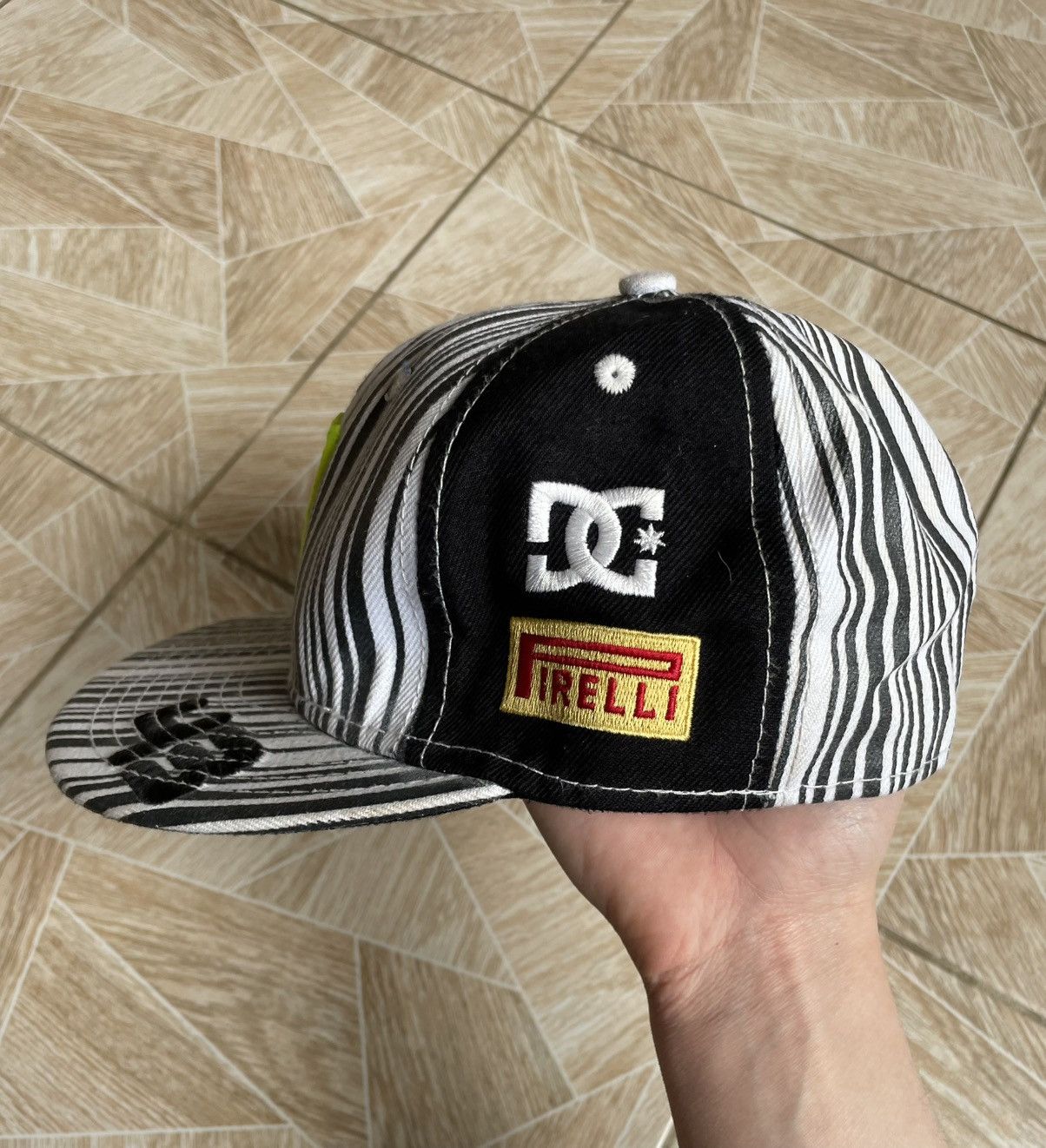 DC Vintage Racing DC Shoes Monster Energy Pirelli SnapBack Cap Size ONE SIZE - 5 Thumbnail