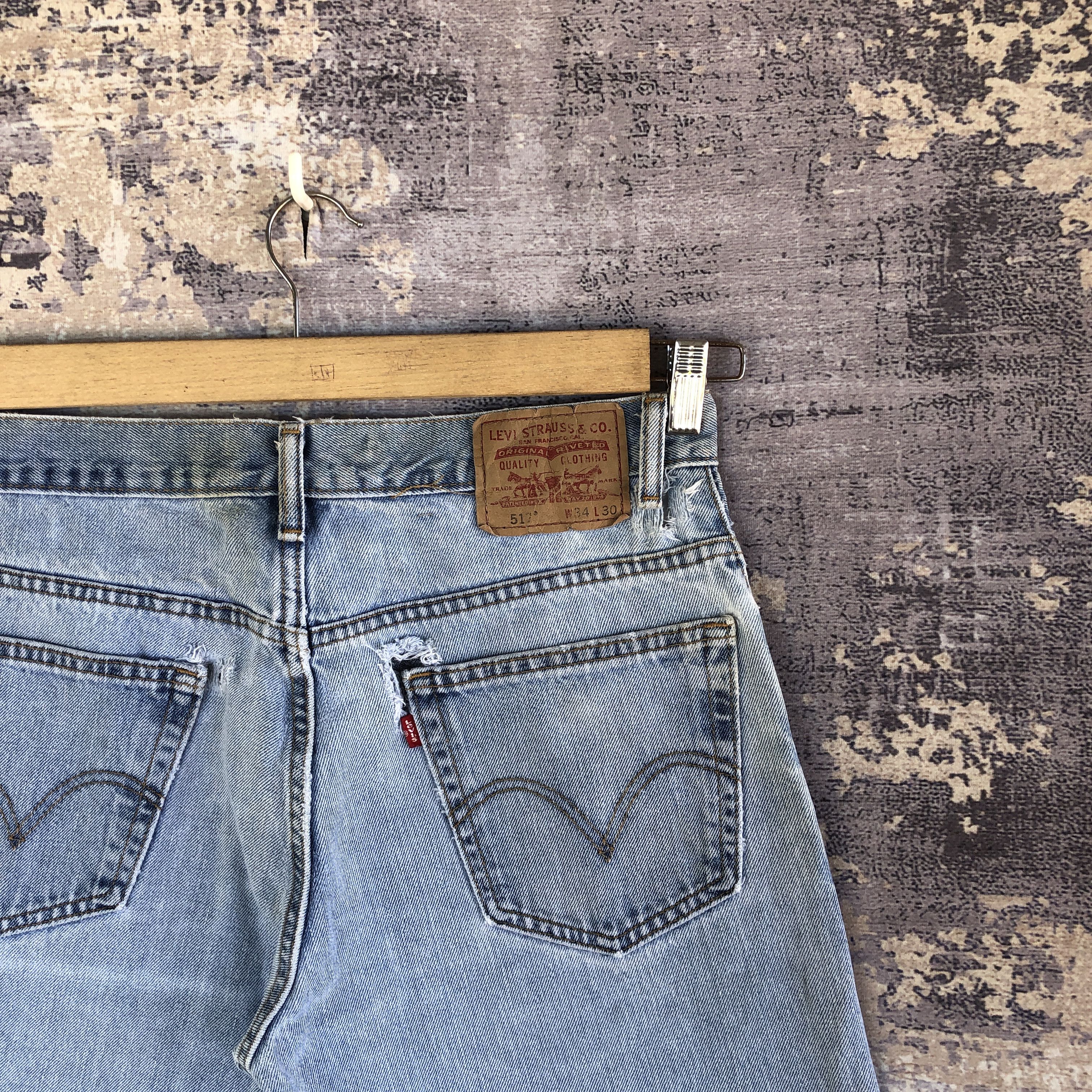 Levi's Vintage Levis 517 Boot Cut Jeans Levi's Flare Faded Denim Size US 32 / EU 48 - 5 Thumbnail