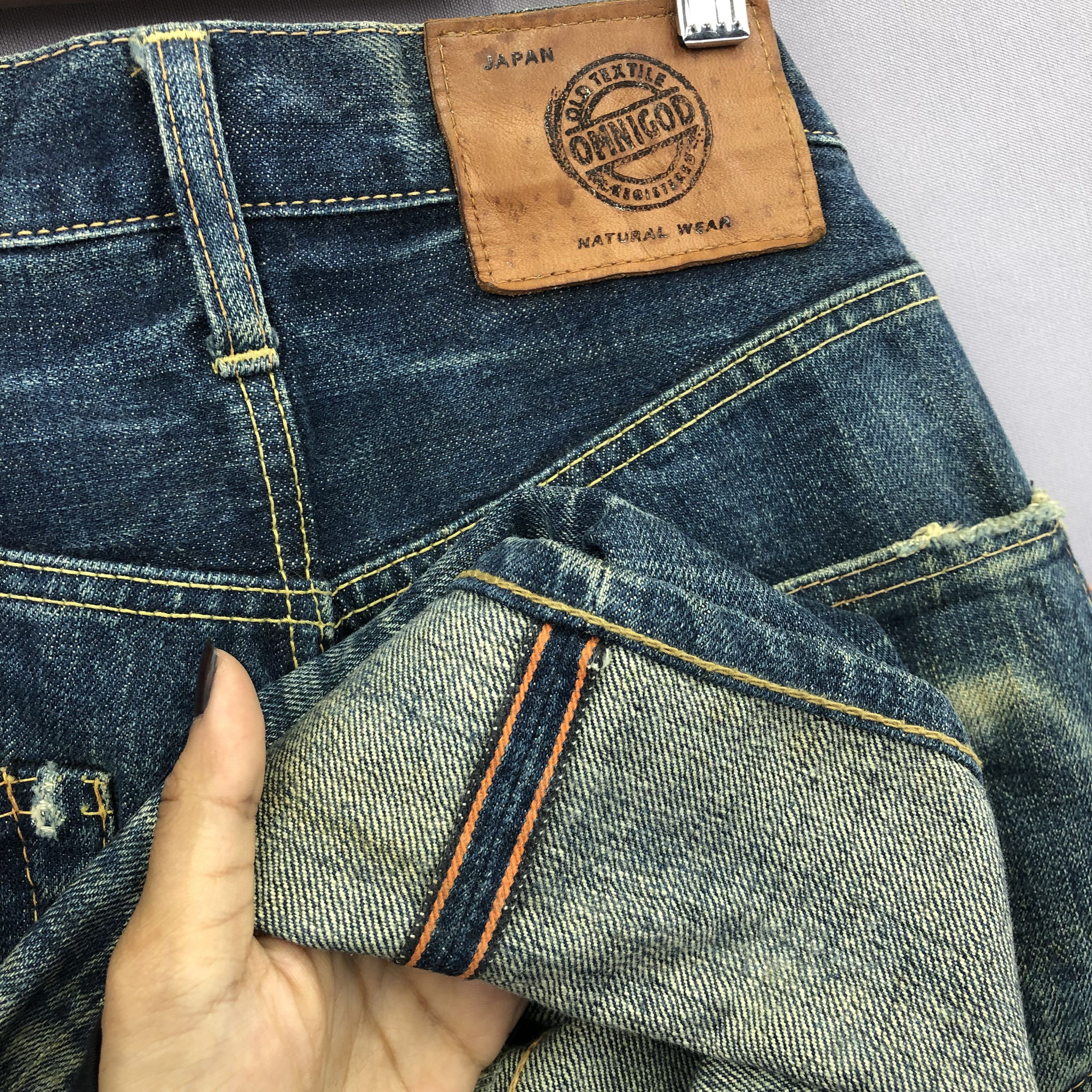 Japanese Brand Vintage Rusty Omnigod Selvedge Japanese Jeans Redline Denim Size 26" / US 2 / IT 38 - 7 Thumbnail