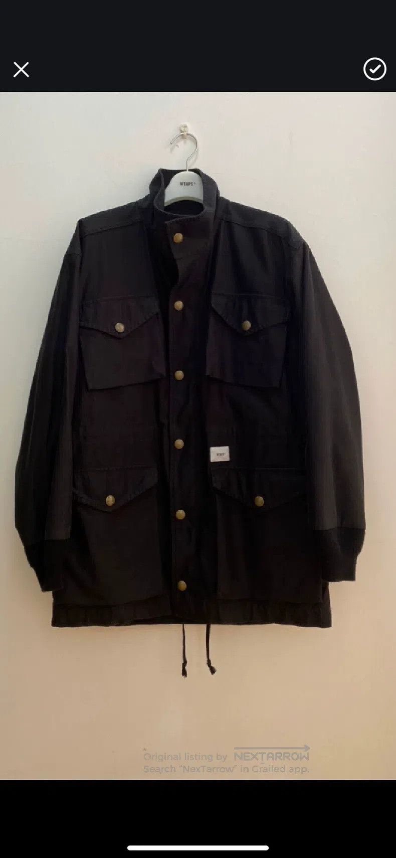 Wtaps Wtaps Four-pocket long jacket Size US M / EU 48-50 / 2 - 1 Thumbnail