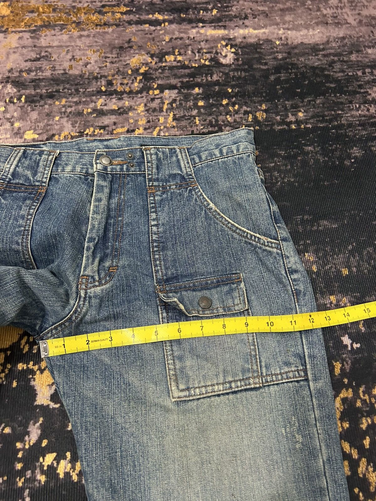 Japanese Brand Kissmark Japan 6 Pocket Rippert Jeans Size US 33 - 19 Thumbnail