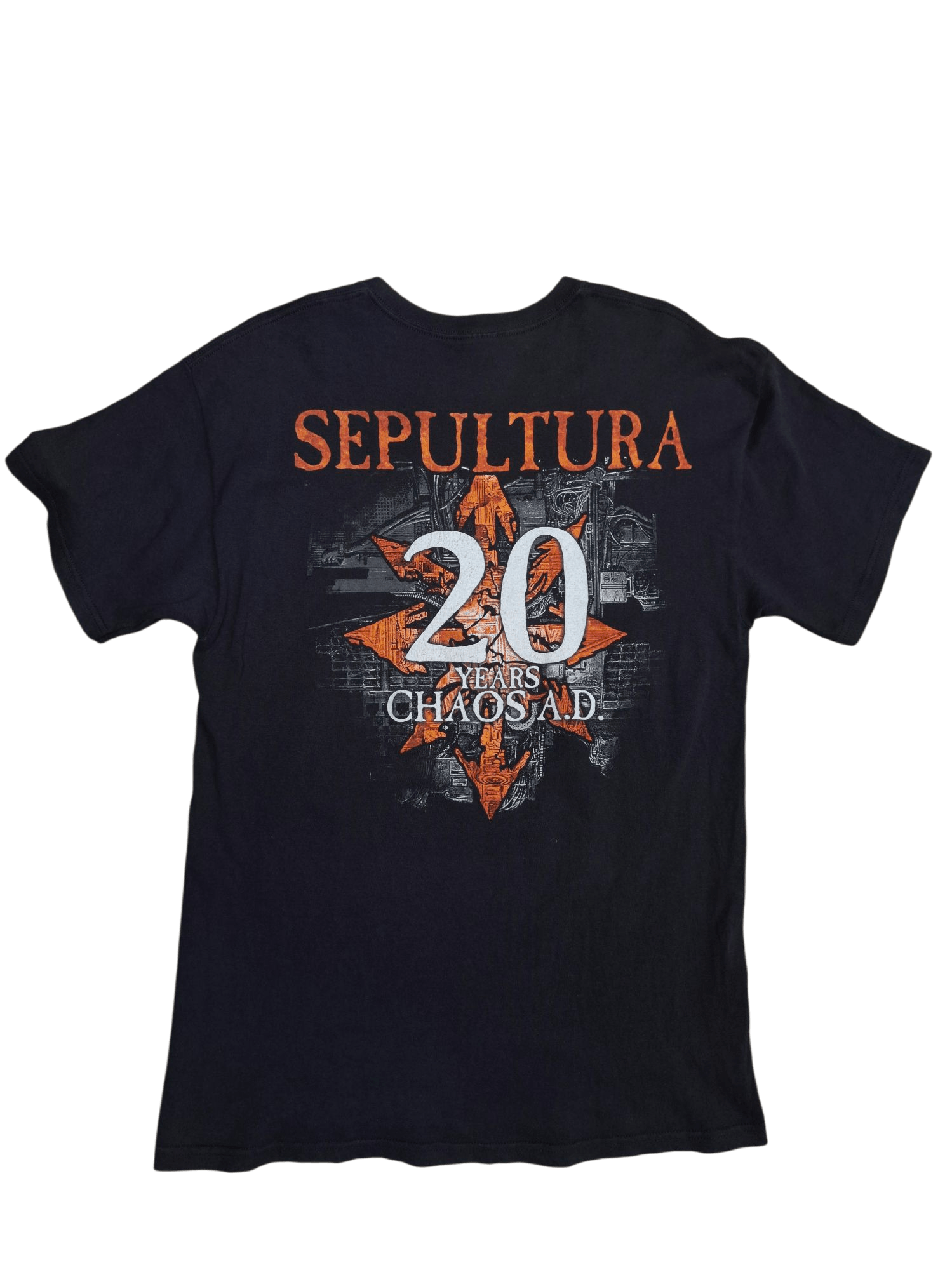 Vintage SEPULTURA Anniversary 20th CHAOS A.D. Size US L / EU 52-54 / 3 - 2 Thumbnail