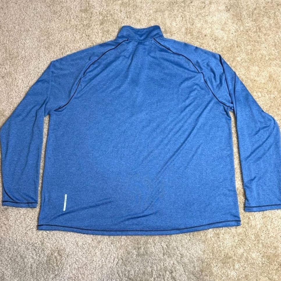 Vintage VINTAGE? (No) Pullover L.L.Bean Mens 2XL Blue Quarter Zip Lightweight Performance Mist? Size US XXL / EU 58 / 5 - 2 Thumbnail
