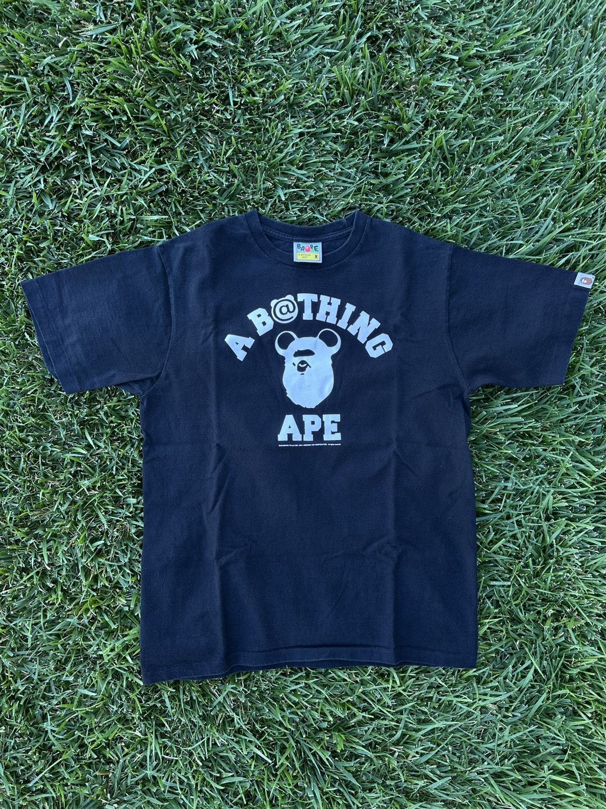 Bape × Medicom Toy Bape x Medicom Toy Be@r Brick College Bear T-Shirt Medium Size US M / EU 48-50 / 2 - 3 Thumbnail