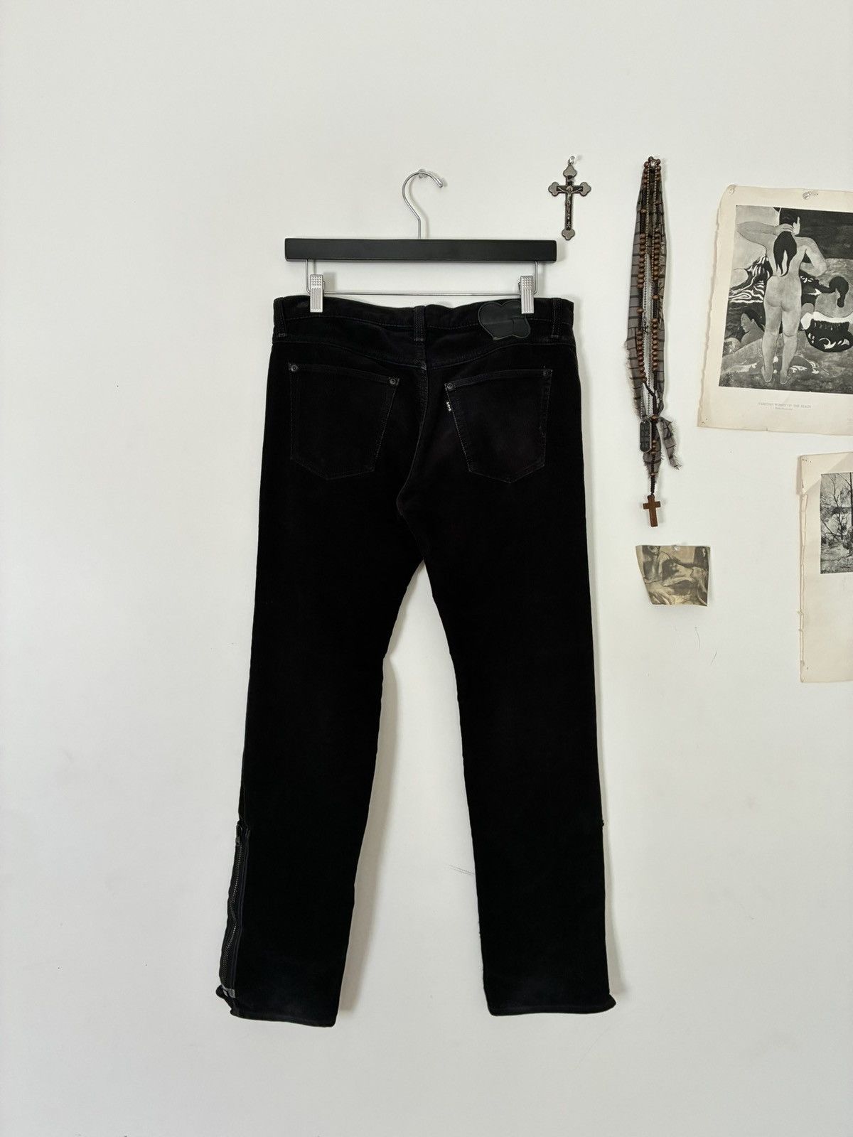 Number (N)ine Number (N)ine FW06 Pain Corduroy Zipper Pants Size US 30 / EU 46 - 4 Thumbnail