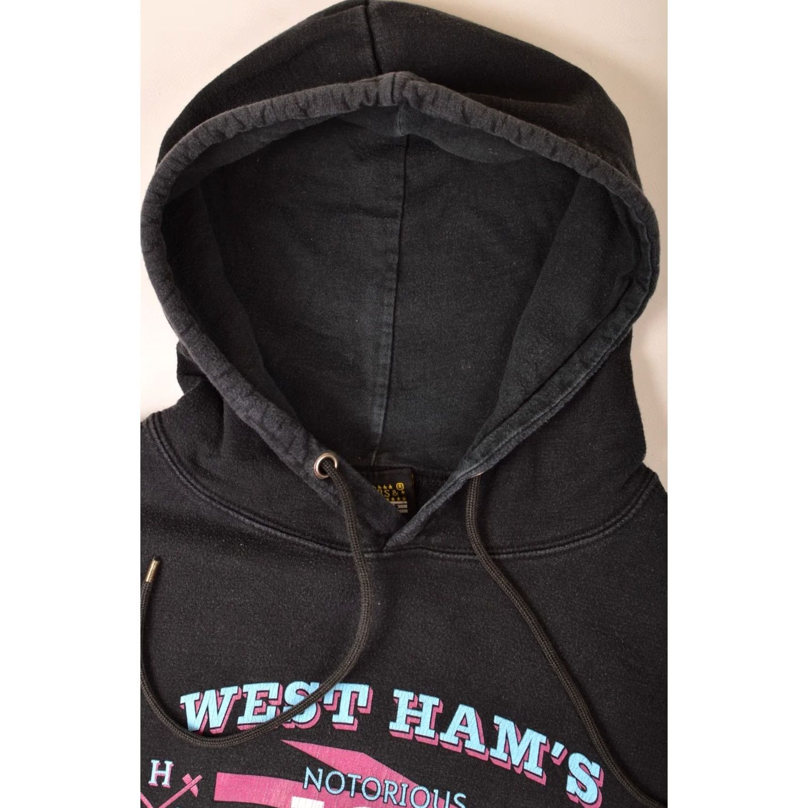 Vintage VINTAGE Stars&Stripes West Hams Notorious Inter City Firm ICF Hoodie Size XXL Mens Black Size US XXL / EU 58 / 5 - 7 Thumbnail