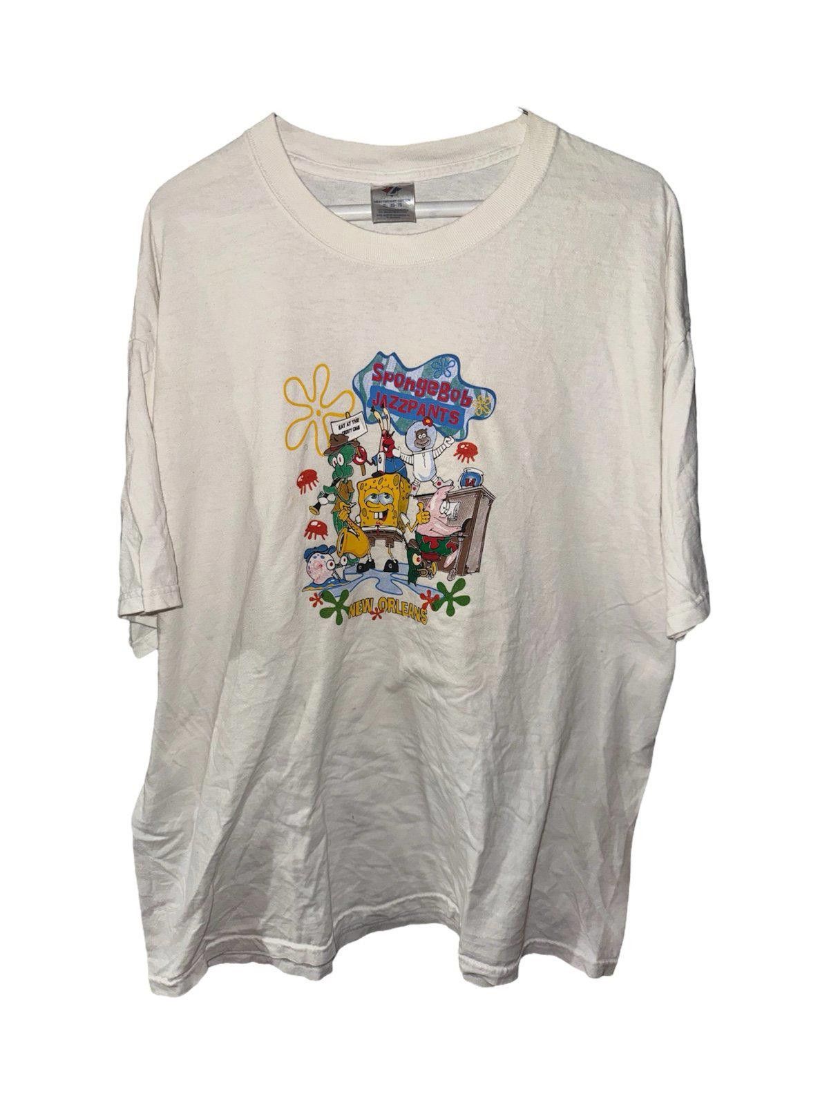 Jerzees Vintage Y2K 90s New Orleans SpongeBob Jazzpants Sz XL Rare Size US XL / EU 56 / 4 - 1 Thumbnail