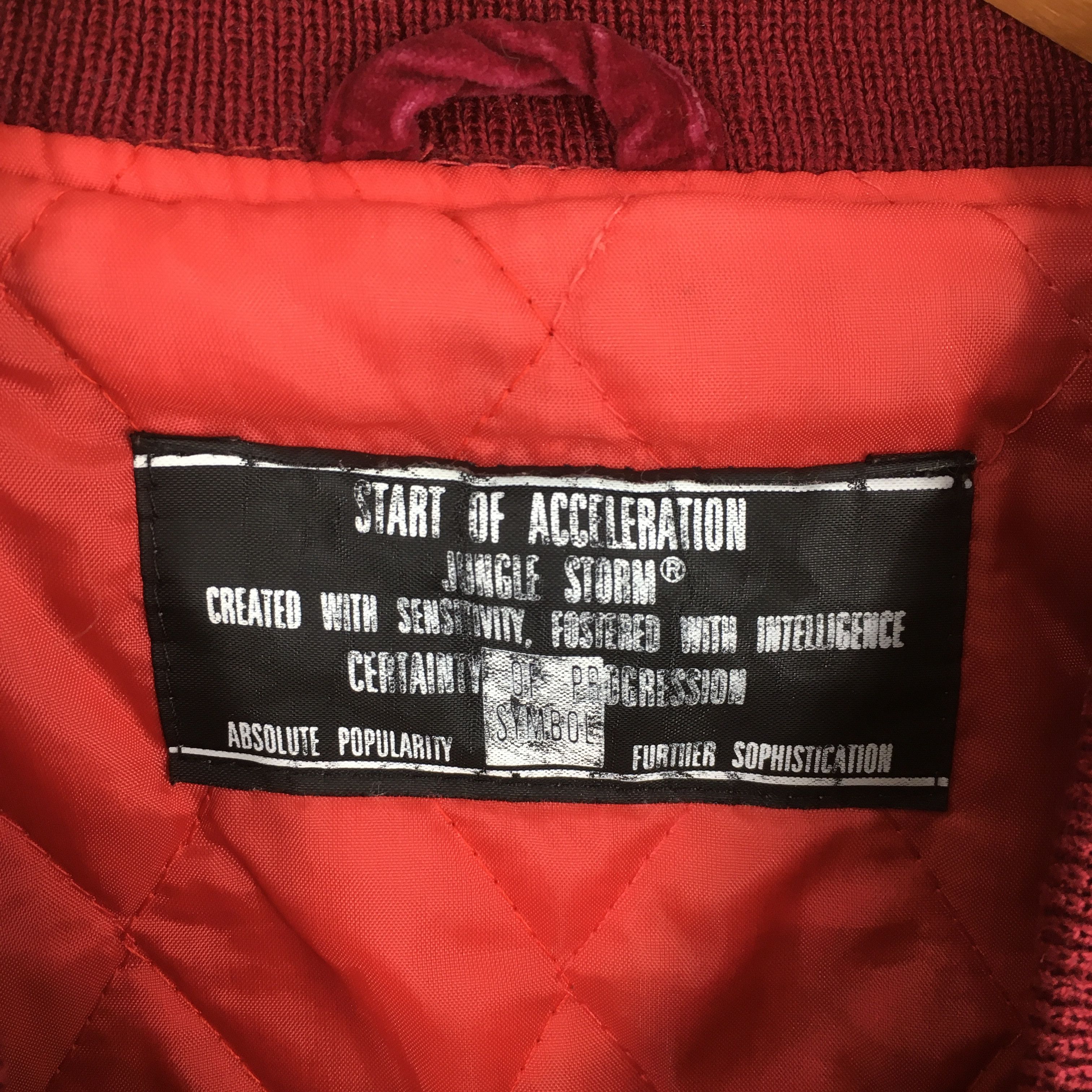 Japanese Brand Vintage 1980's Sukajan Dragon Okinawa Red Souvenir Jacket L Size US L / EU 52-54 / 3 - 5 Thumbnail