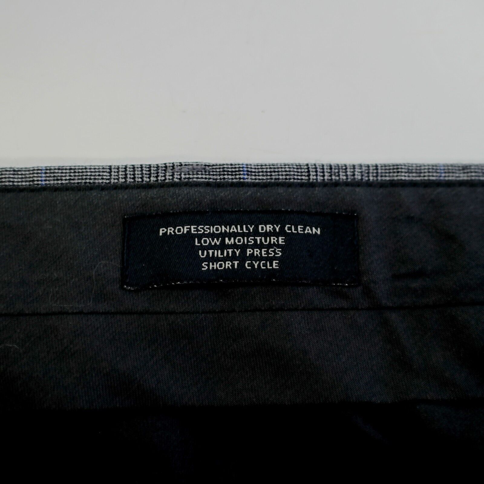 Jos. A. Bank Jos A Bank Flannel Wool Gray Glen Plaid Blue Windowpane 42/3 Size 42R - 6 Thumbnail