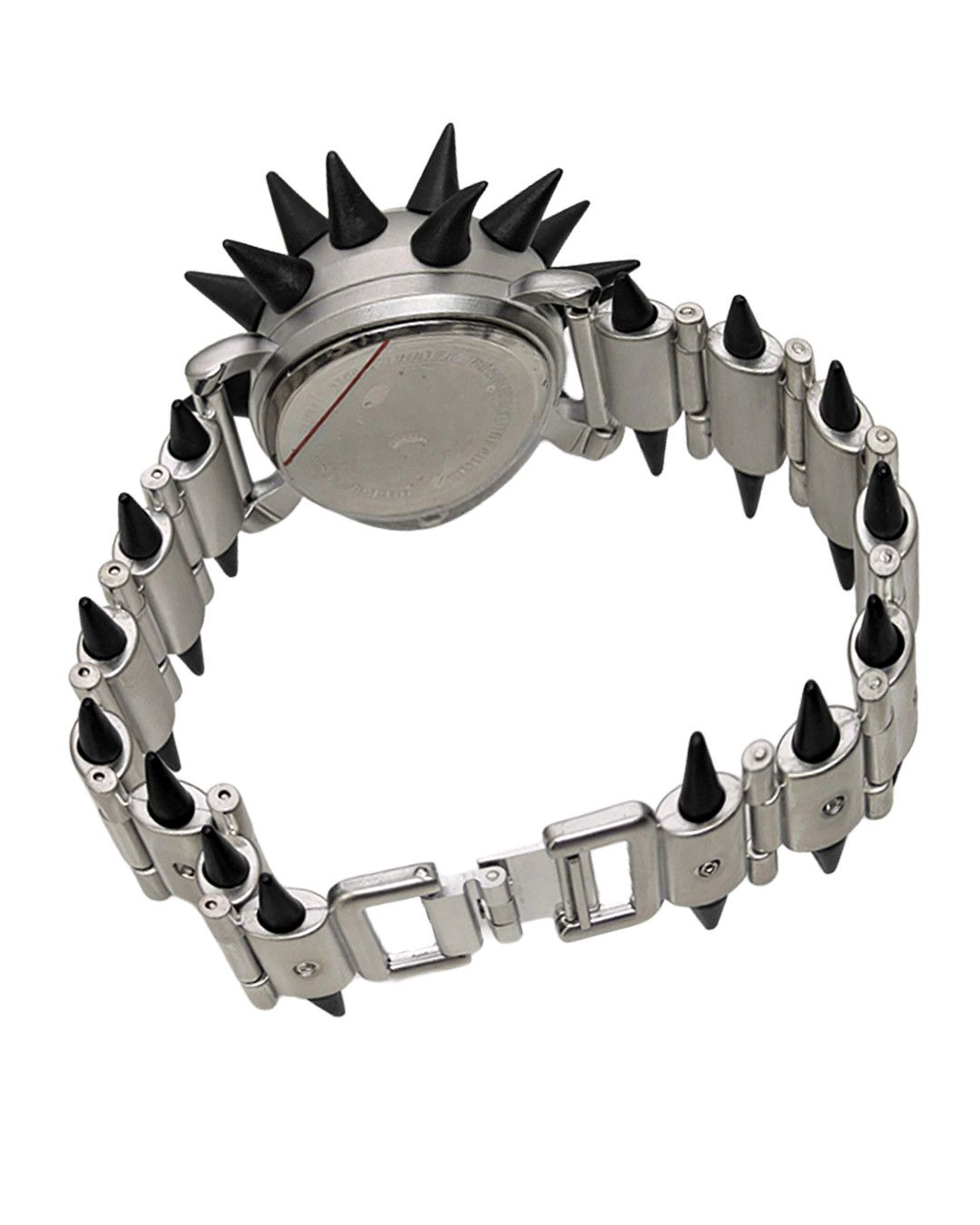 Japanese Brand Rare Spiked Stainless Steel Watch / Goth Punk Cyber Japan Size ONE SIZE - 5 Thumbnail