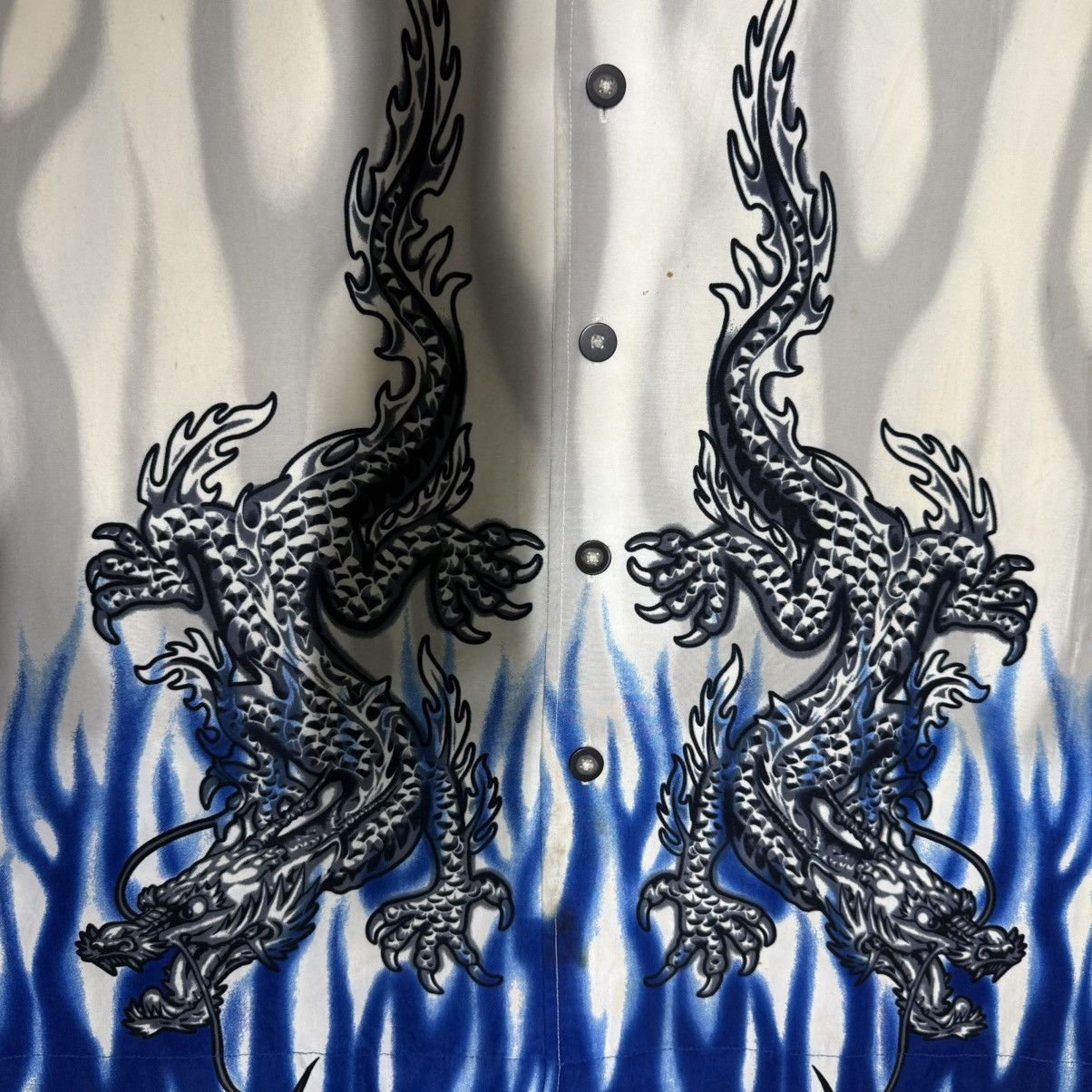 JNCO C-Two Jnco style dragon flame short sleeve t-shirt Size US L / EU 52-54 / 3 - 3 Thumbnail