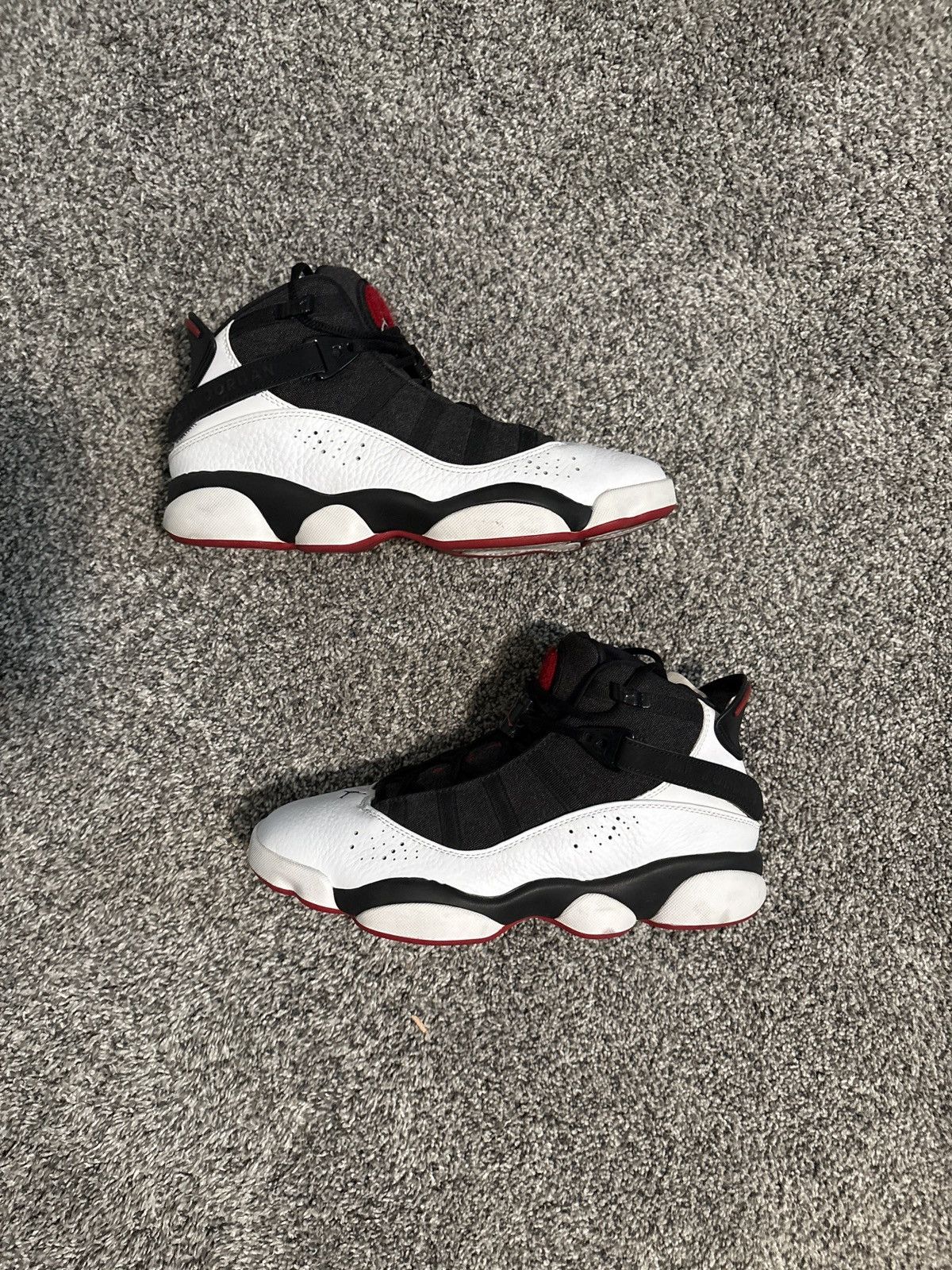 Jordan Brand Jordan 6 Rings ‘Black White Gym Red’ Size US 8 / EU 41 - 1 Thumbnail