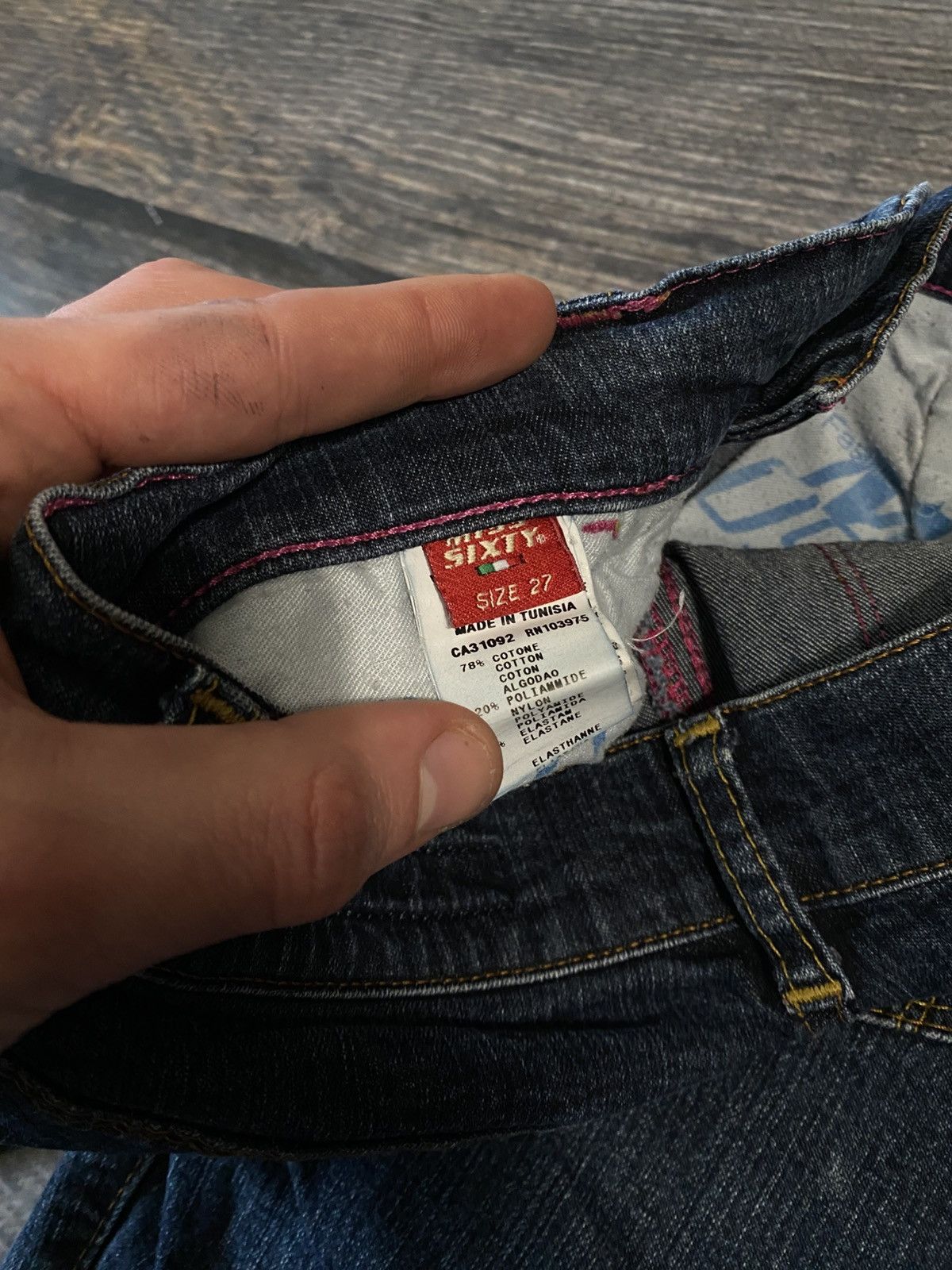 Miss Sixty y2k Miss Sixty Big Logo Denim Pants Size 27" / US 4 / IT 40 - 6 Thumbnail