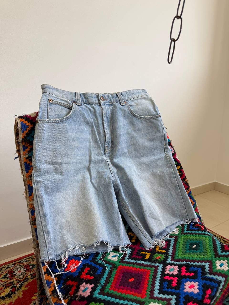 Tornado Mart Crazy Vintage Coogi Shorts Baggy Embroidered Rap Hiphop Size US 32 / EU 48 - 2 Thumbnail