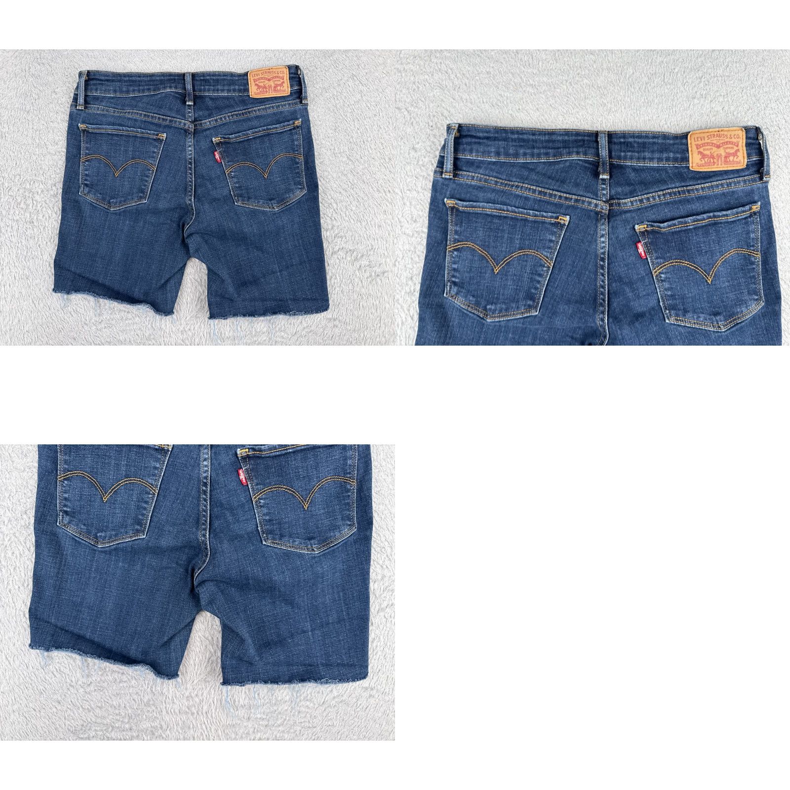 Levi's Levi's Jeans Shorts Women 27 Blue Denim Cut-Off 711 Skinny Cotton Blend Zip 27x6 Short Womens 27 Blue Denim Cut-Off 80s Cross Vintage: No Size 27" / US 4 / IT 40 - 10 Thumbnail