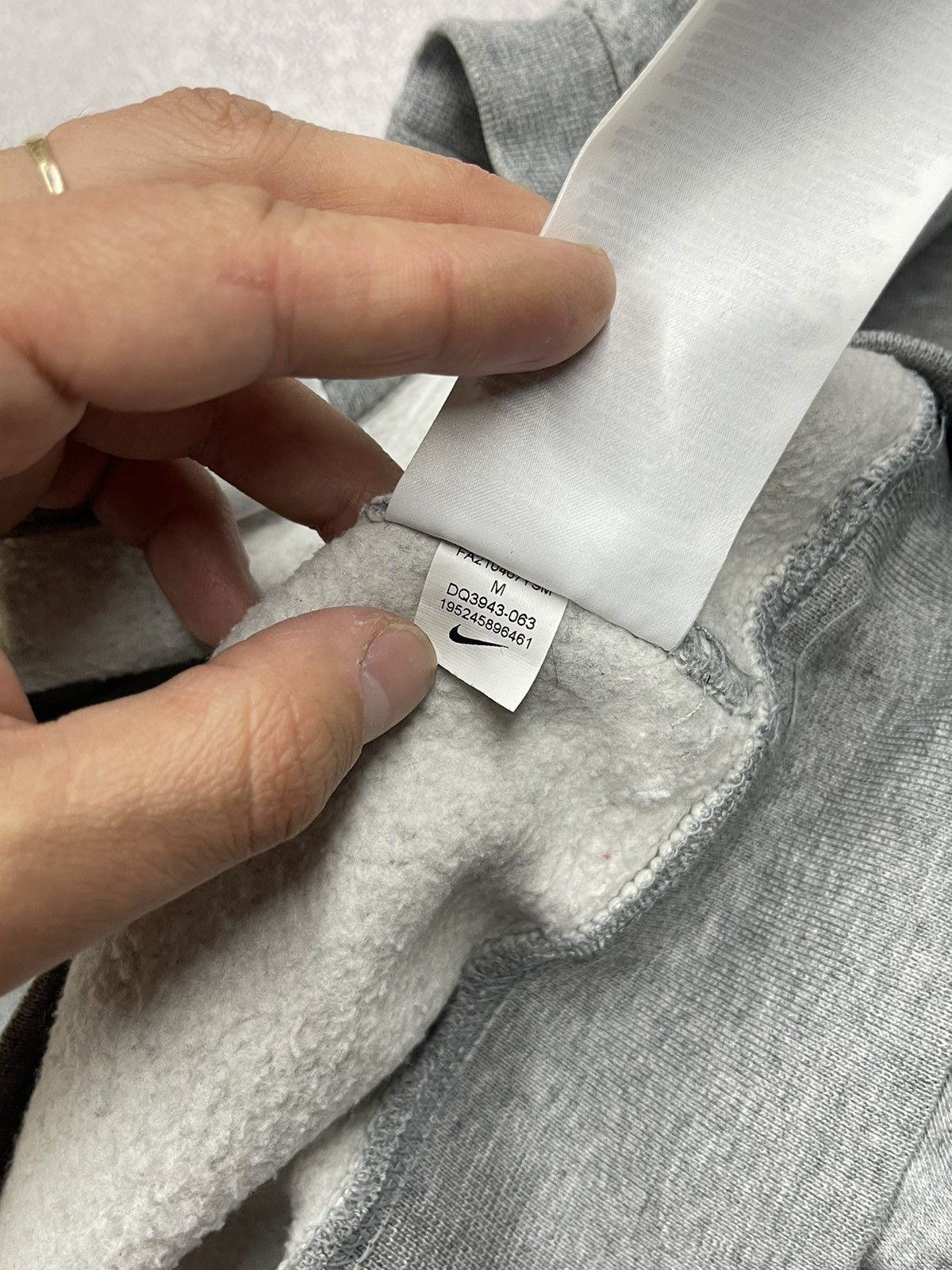 Nike × Nike ACG Mens Nike Multi Swoosh Big Logo Grey Sweatshirt Oversized Size US M / EU 48-50 / 2 - 7 Thumbnail