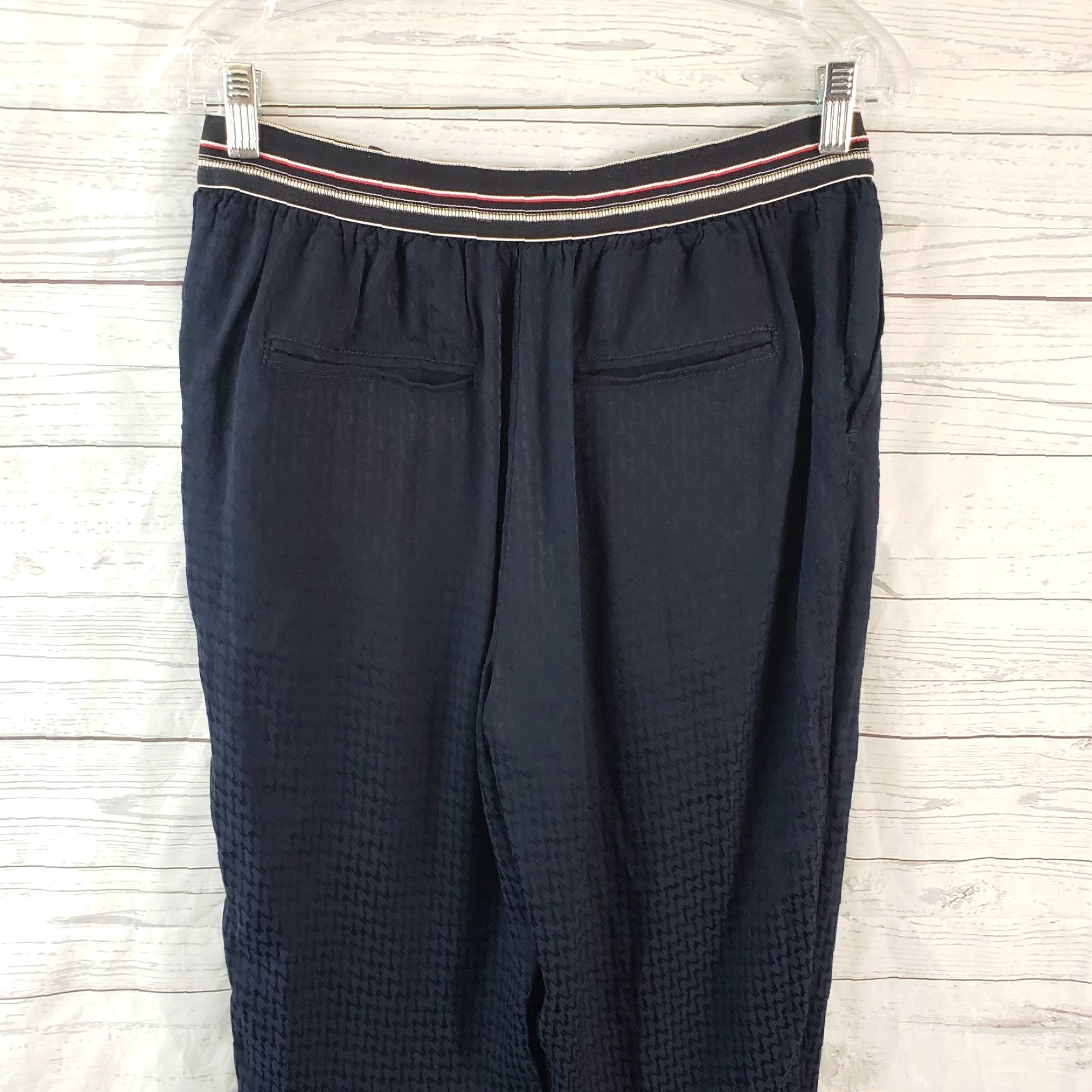 Anthropologie Anthropologie Womens The Essential Pull On Trouser Small Blue High Rise Pants Womens Size 28" / US 6 / IT 42 - 4 Thumbnail