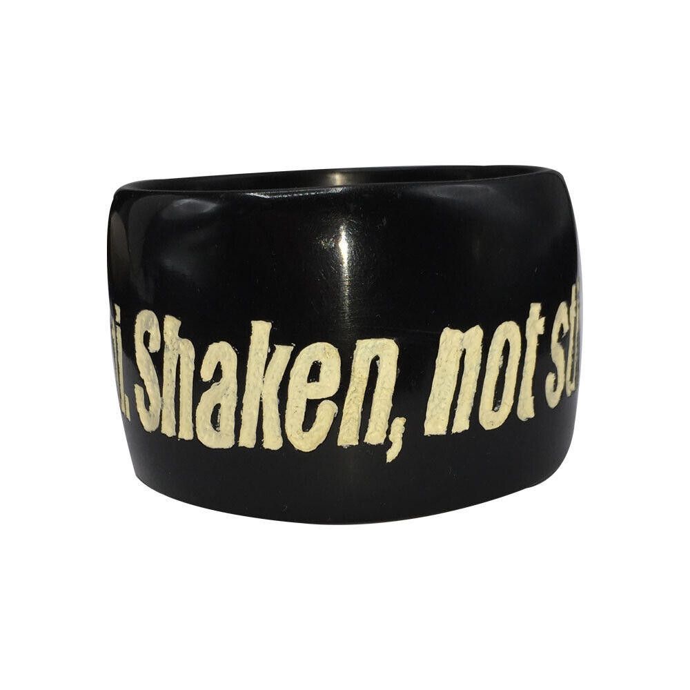 Designer Jessica Kagan Cushman Black Resin Bangle Vodka Martini Size ONE SIZE - 3 Thumbnail