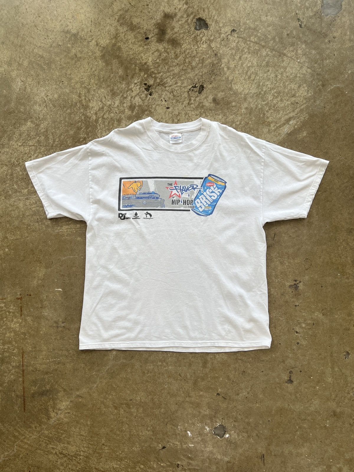Vintage Vintage Y2K Flavor of Hip Hop Lipton Tea Promo Tee XL Size US XL / EU 56 / 4 - 2 Thumbnail