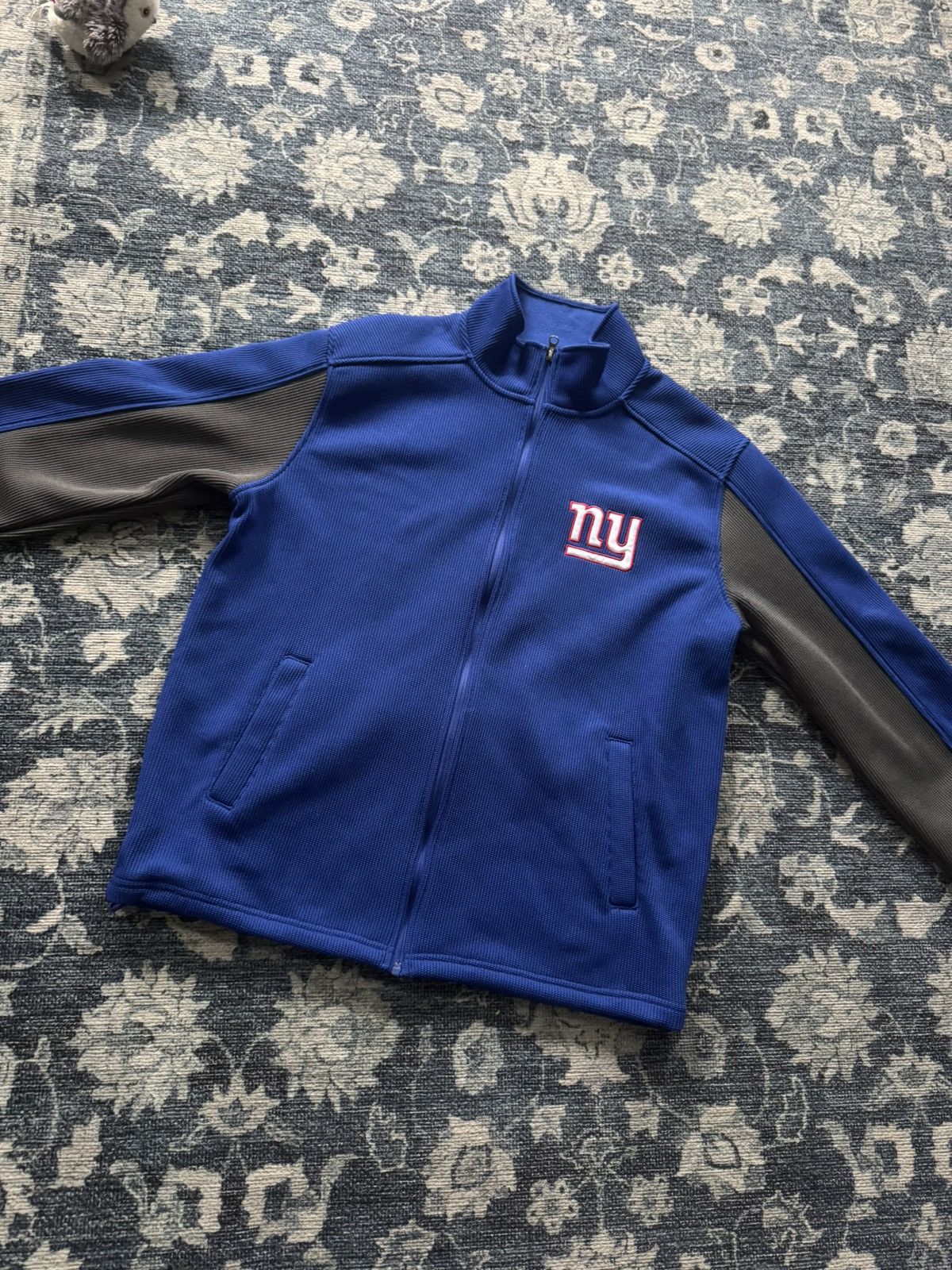 NFL NFL New York Giants waffle zip up sweater Size US L / EU 52-54 / 3 - 1 Thumbnail