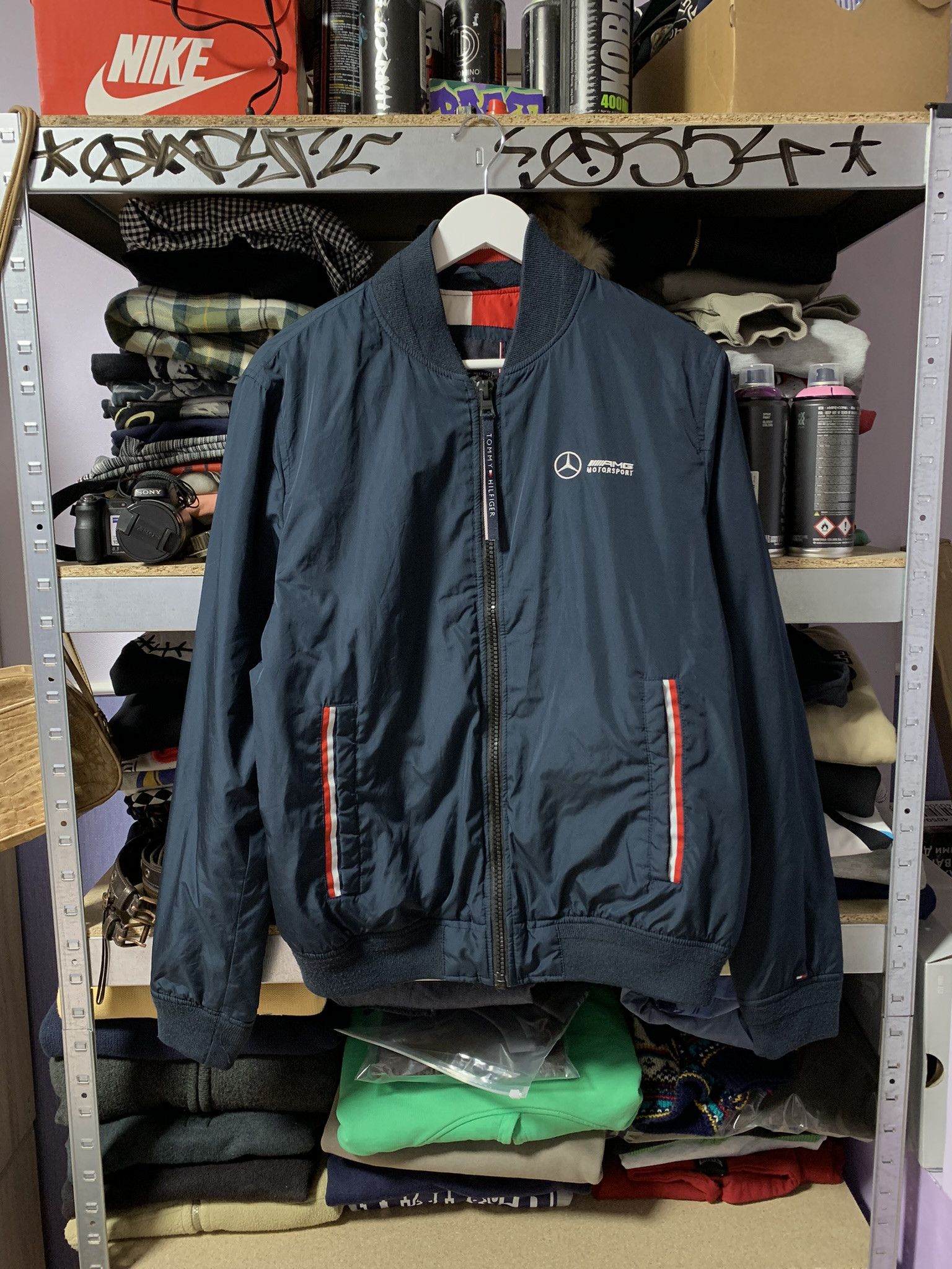 Tommy Hilfiger Tommy Hilfiger x Mercedes AMG Motorsport F1 Bomber Jacket L Size US L / EU 52-54 / 3 - 1 Thumbnail