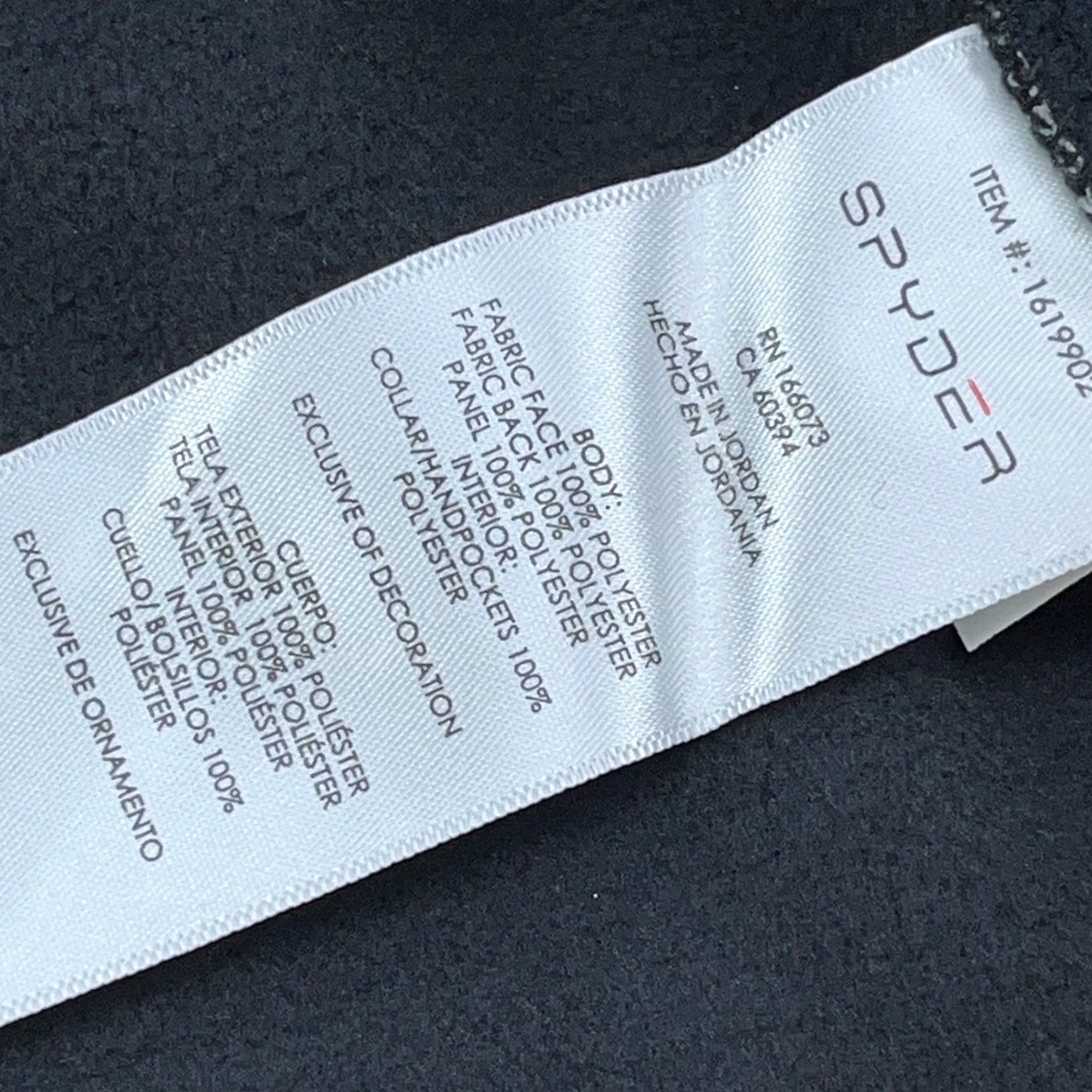 Spyder Spyder Jacket Men XL Gray Black Pullover Bomber Zip 1/4 Knit Logo Embroidered Lining Polyester All Seasons Regular Size US XL / EU 56 / 4 - 5 Thumbnail
