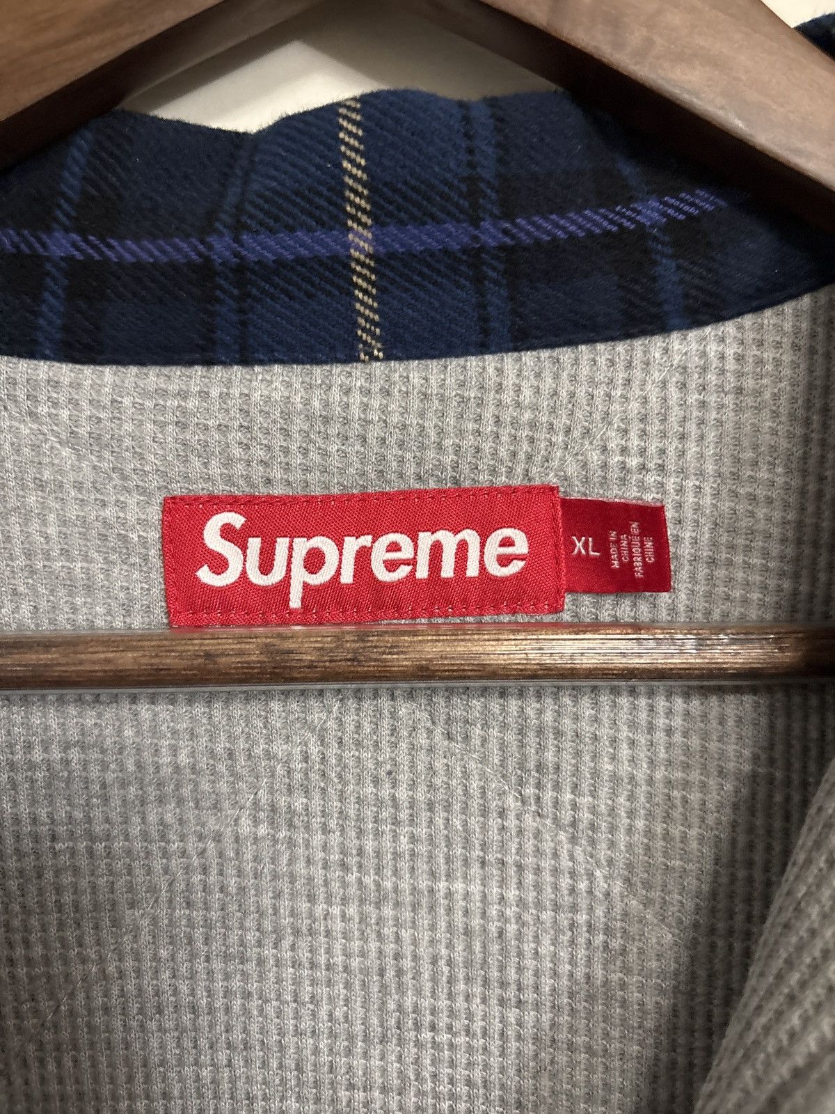 Supreme Supreme lined thermal flannel zip XL blue Size US XL / EU 56 / 4 - 4 Thumbnail