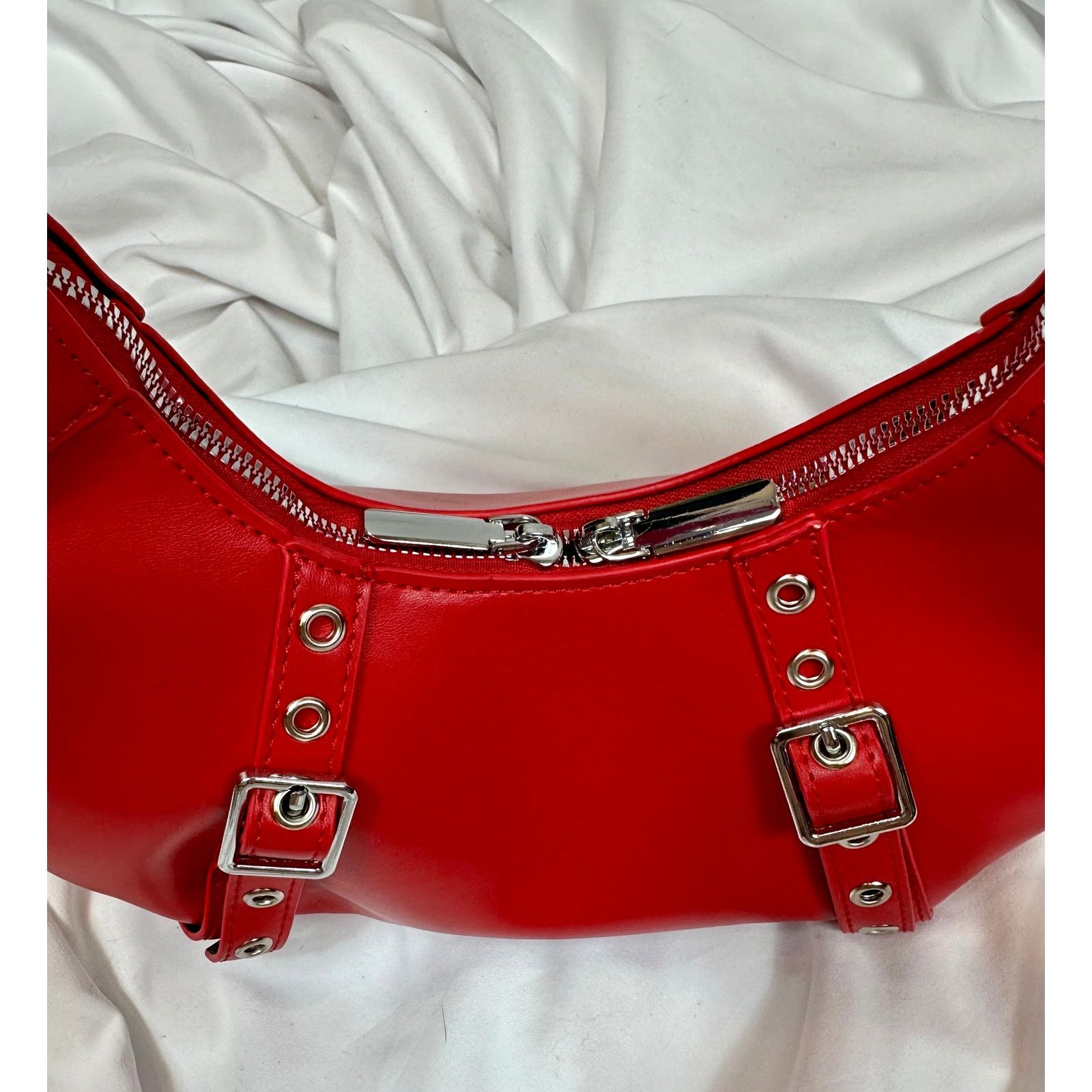 Other 8 Other Reasons Delphine Double Buckle Shoulder bag Red Size ONE SIZE - 9 Thumbnail