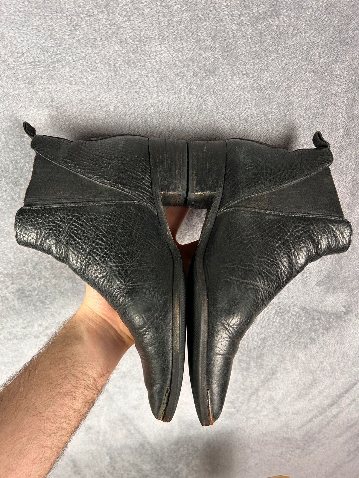 Acne Studios × Designer Acne Studios leather boots Made In Italy black Vibram Size US 7 / IT 37 - 10 Thumbnail
