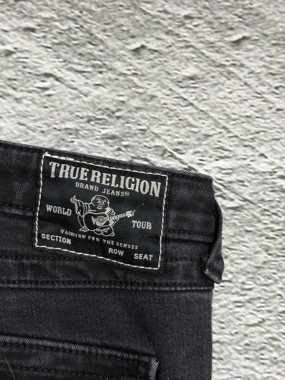 True Religion True Religion bootcut jeans black thick stitching Y2K Becca Size 25" / US 0 / IT 36 - 5 Thumbnail