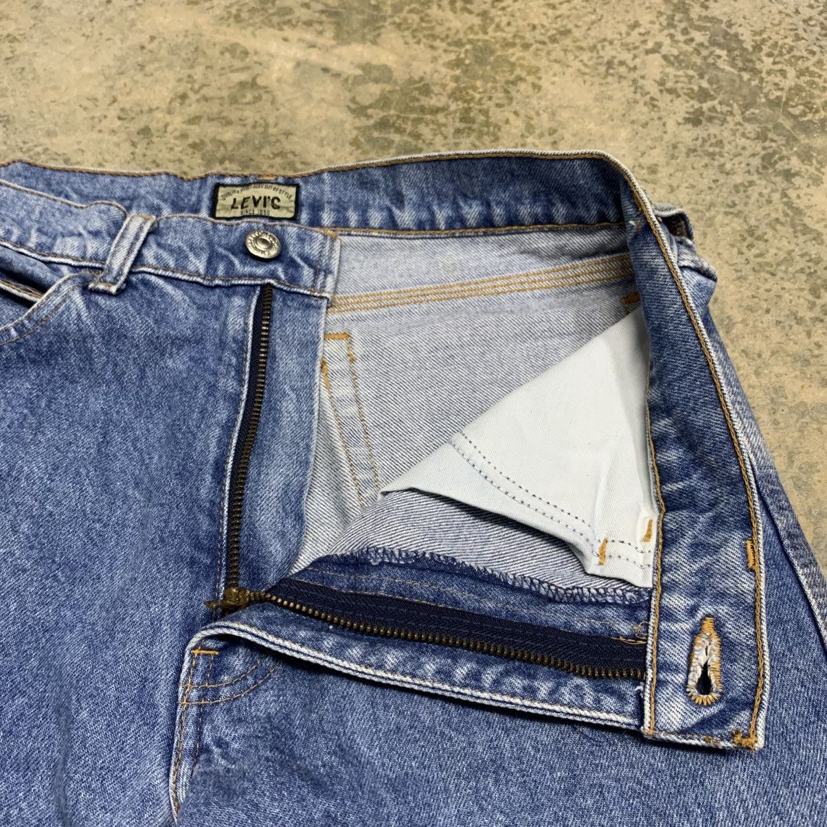 Levi's × Levi's Vintage Clothing × Vintage Rare 1991 Levis 636 Big E Silver Tab Vintage Japan Size US 30 / EU 46 - 14 Thumbnail