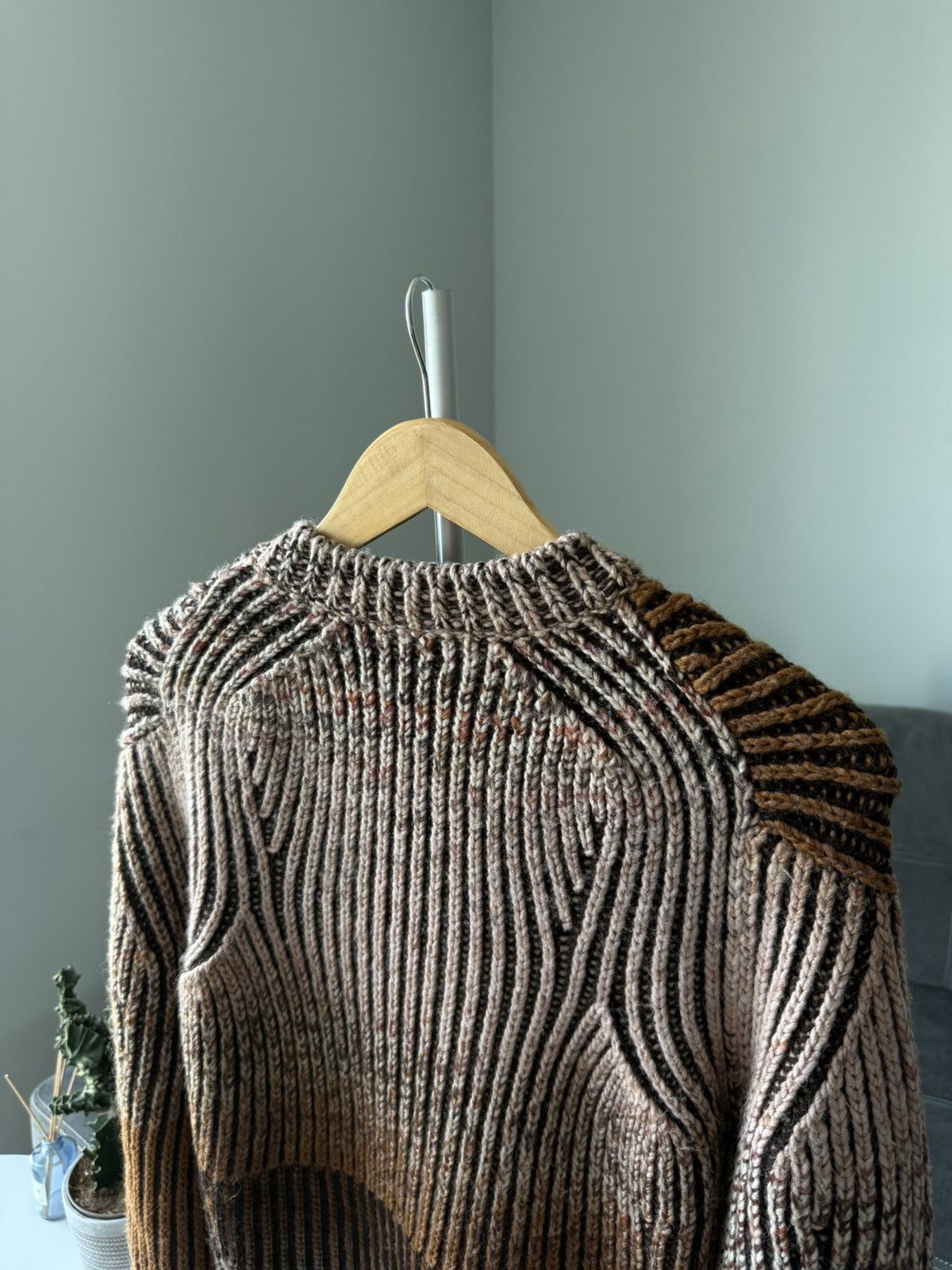 Acne Studios Ribbed Gradient Knit Sweater Size S / US 4 / IT 40 - 10 Thumbnail