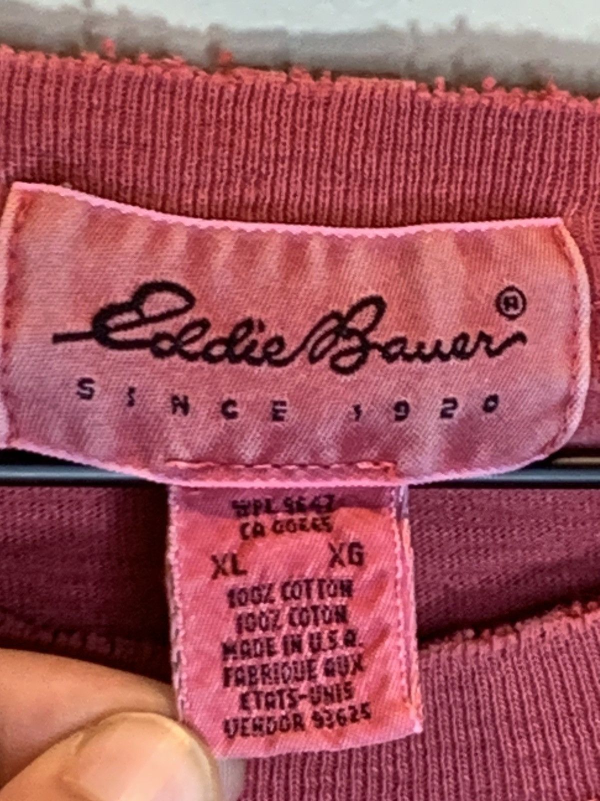 Eddie Bauer RARE* Vintage 90’s Eddie Bauer Distressed Faded Pocket Shirt Size US XL / EU 56 / 4 - 7 Thumbnail