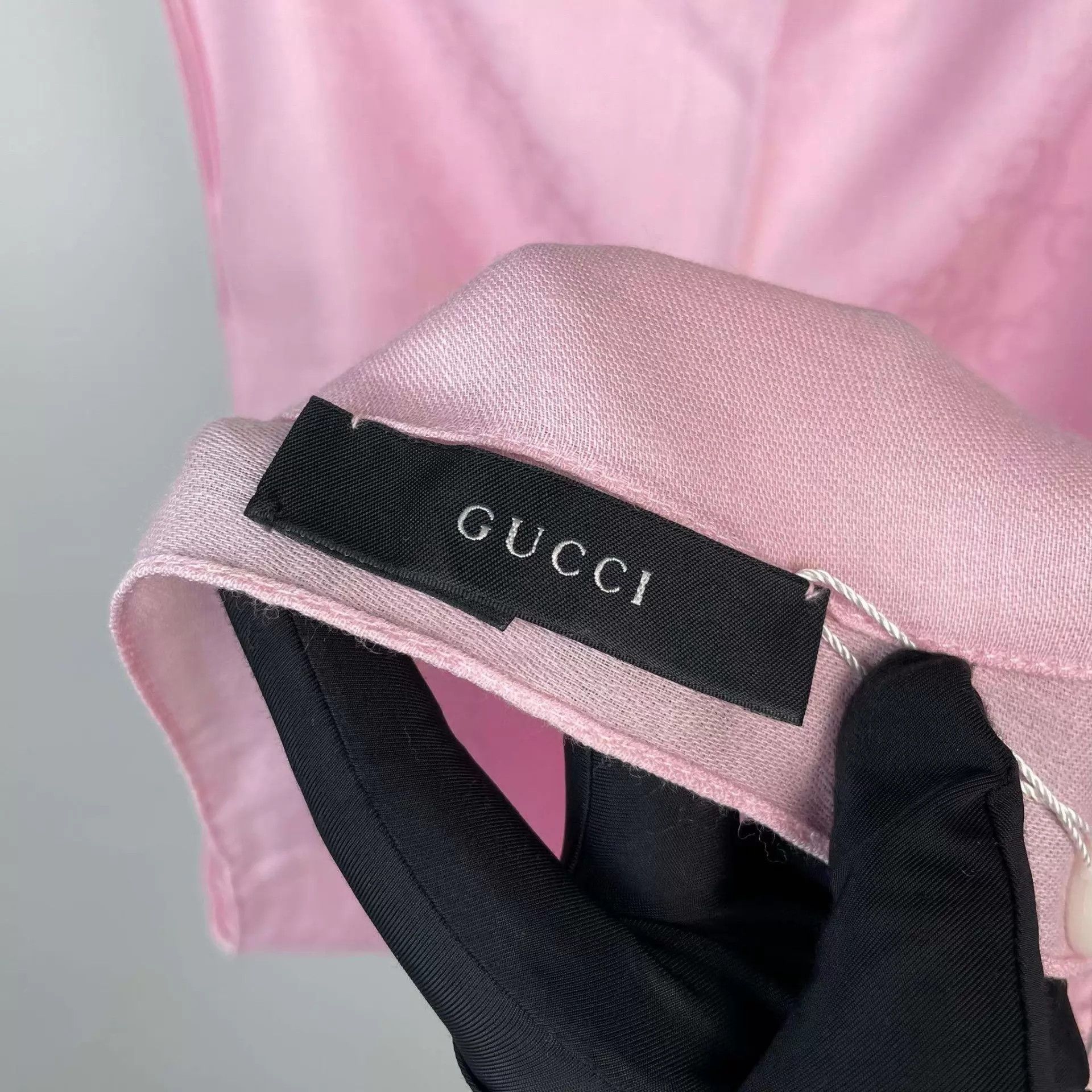 Gucci Gucci pink scarf 260209TXYHQ03 Size ONE SIZE - 4 Thumbnail