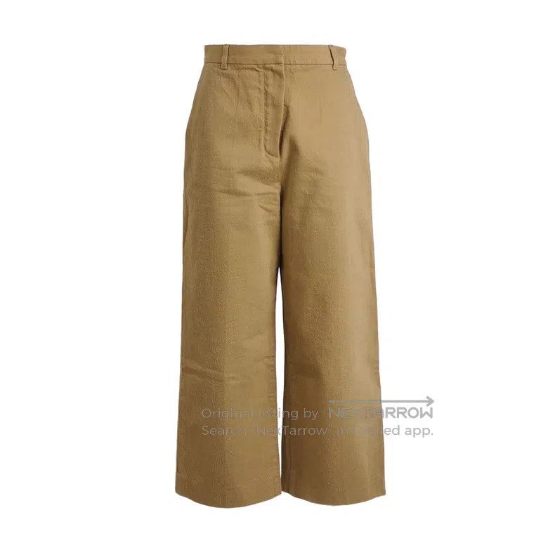 Hermes Hermes Khaki women's trousers Size 25" / US 0 / IT 36 - 1 Thumbnail