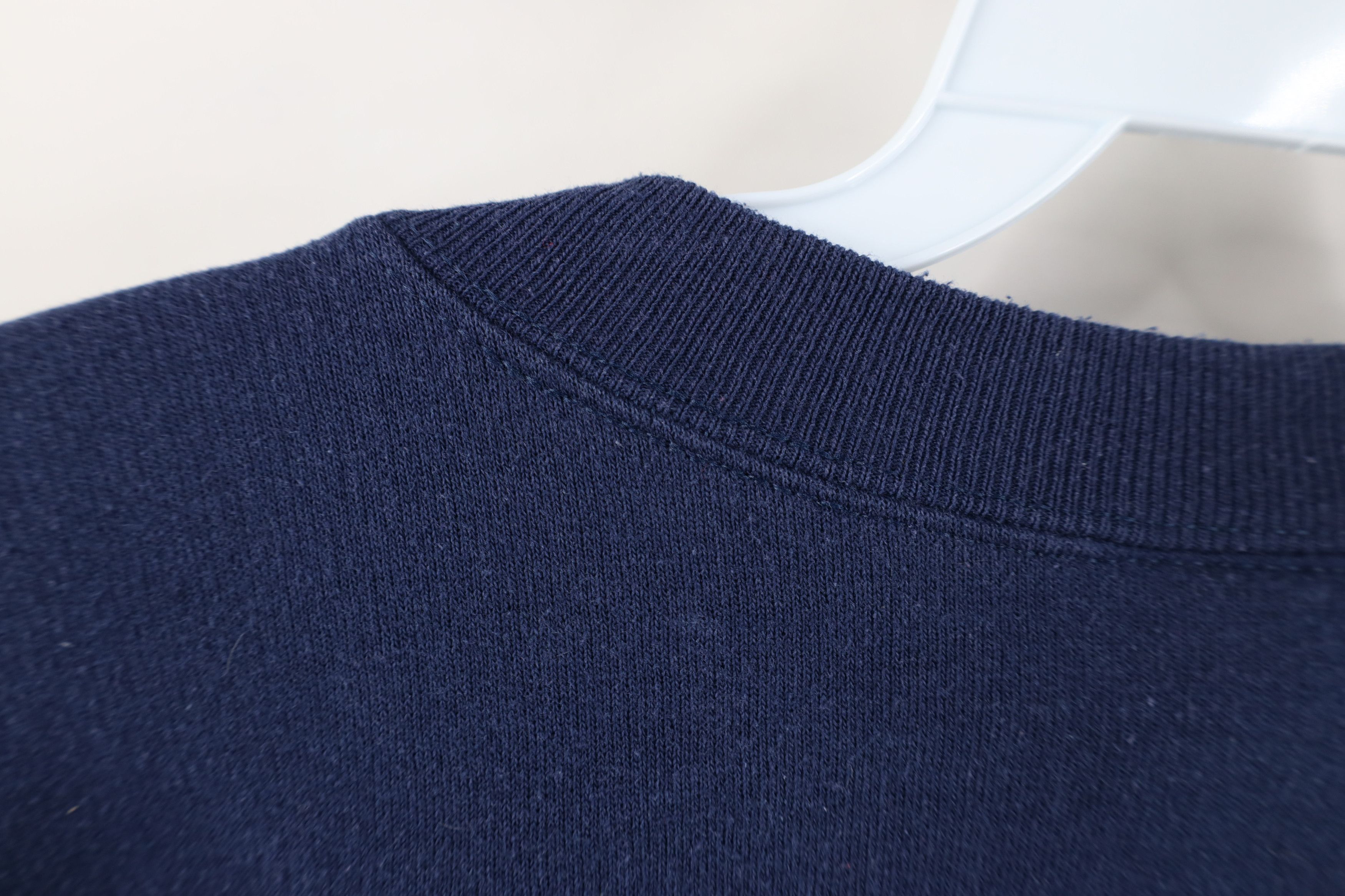 Vintage Vintage 90s Streetwear USA Flag Crewneck Sweatshirt Blue Size XL / US 12-14 / IT 48-50 - 8 Thumbnail