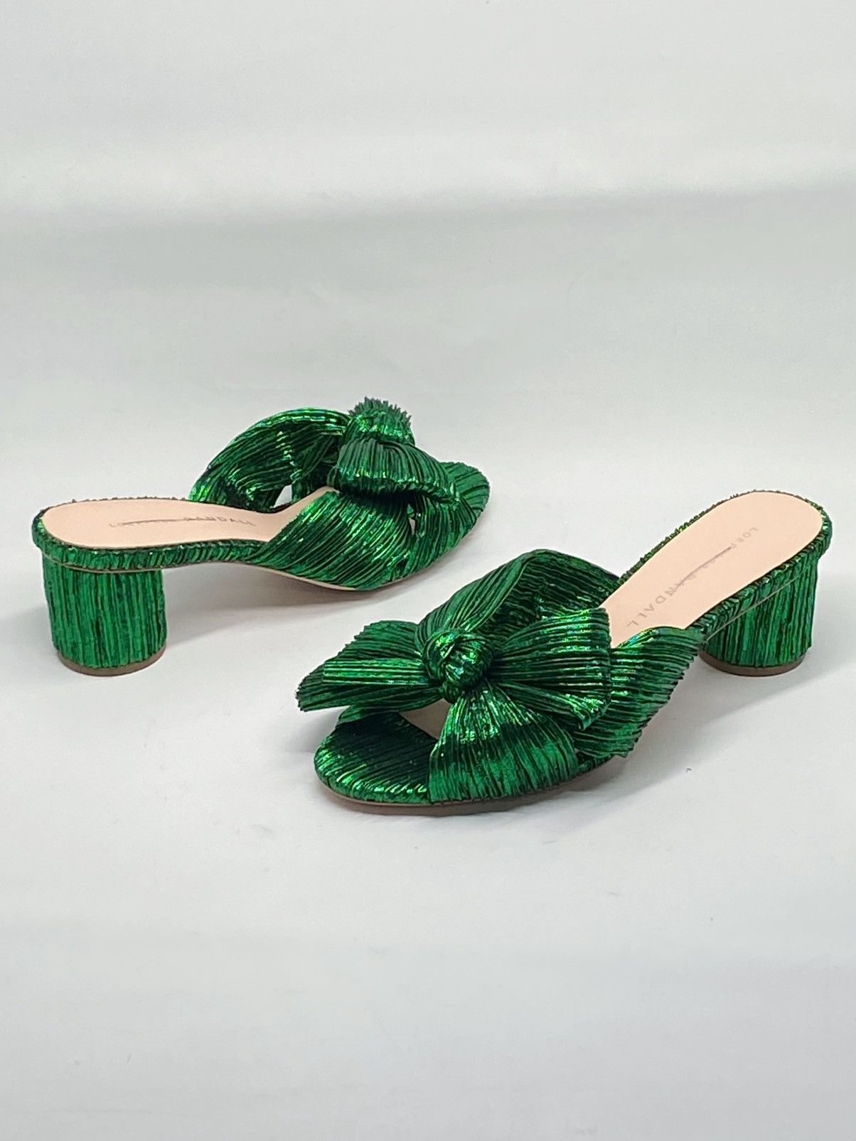 Loeffler Randall Loeffler Randall Emilia 50MM Pleated Knotted Mules size 5 Size US 5 / IT 35 - 9 Thumbnail
