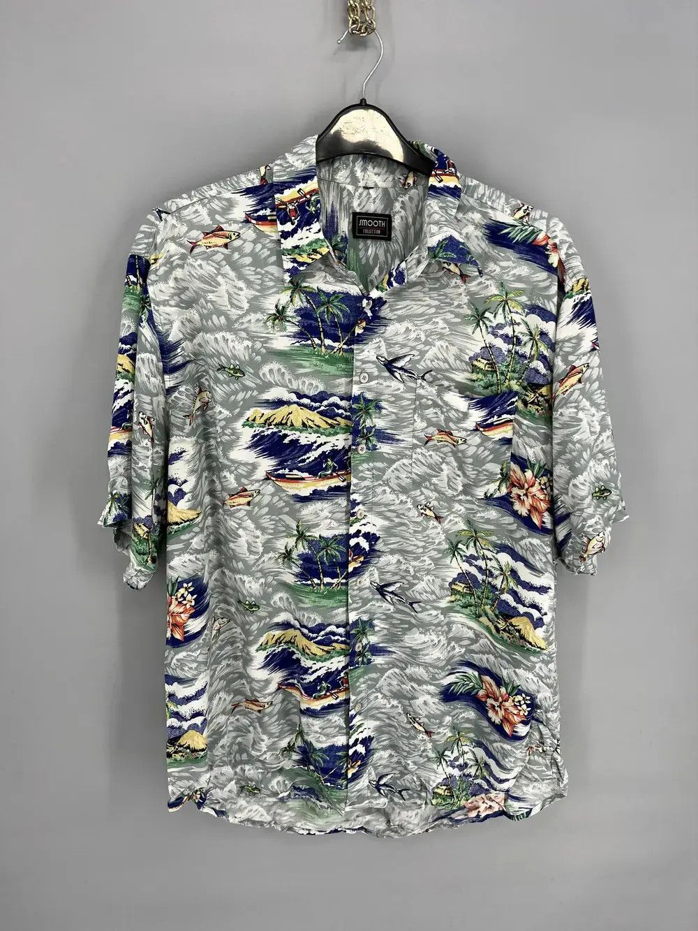 Vintage Vintage Art Streetwear Hawaiian Travis Scott style Size US XL / EU 56 / 4 - 2 Thumbnail