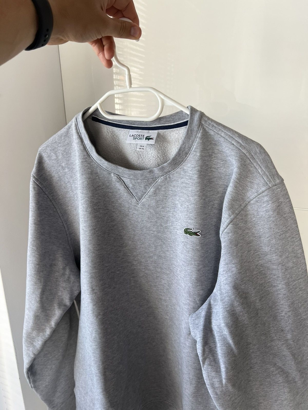 Lacoste Lacoste Sport Casual Fit Crewneck Grey Sweatshirt Size US XL / EU 56 / 4 - 3 Thumbnail
